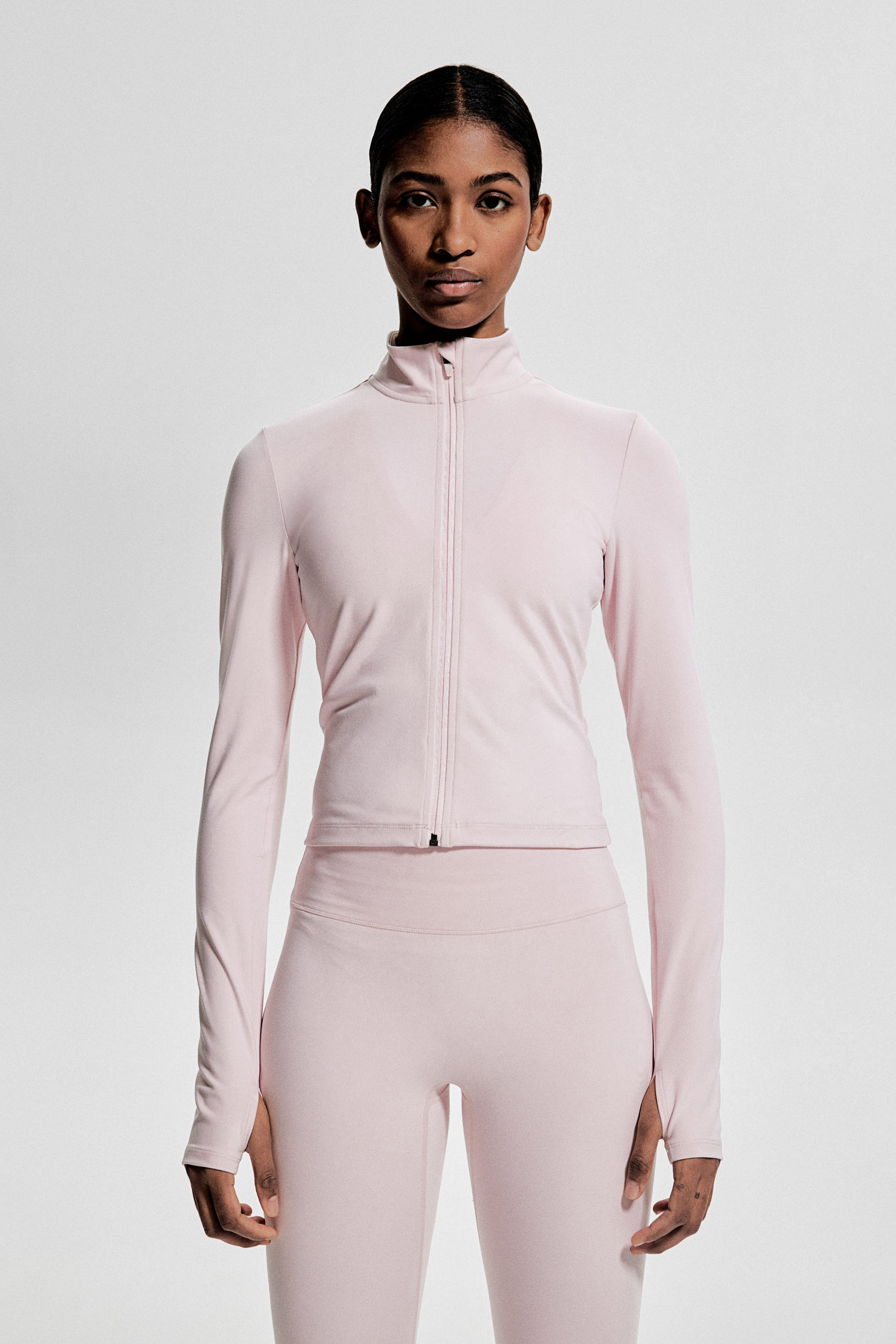 Zip-through sports jacket with SoftMove™