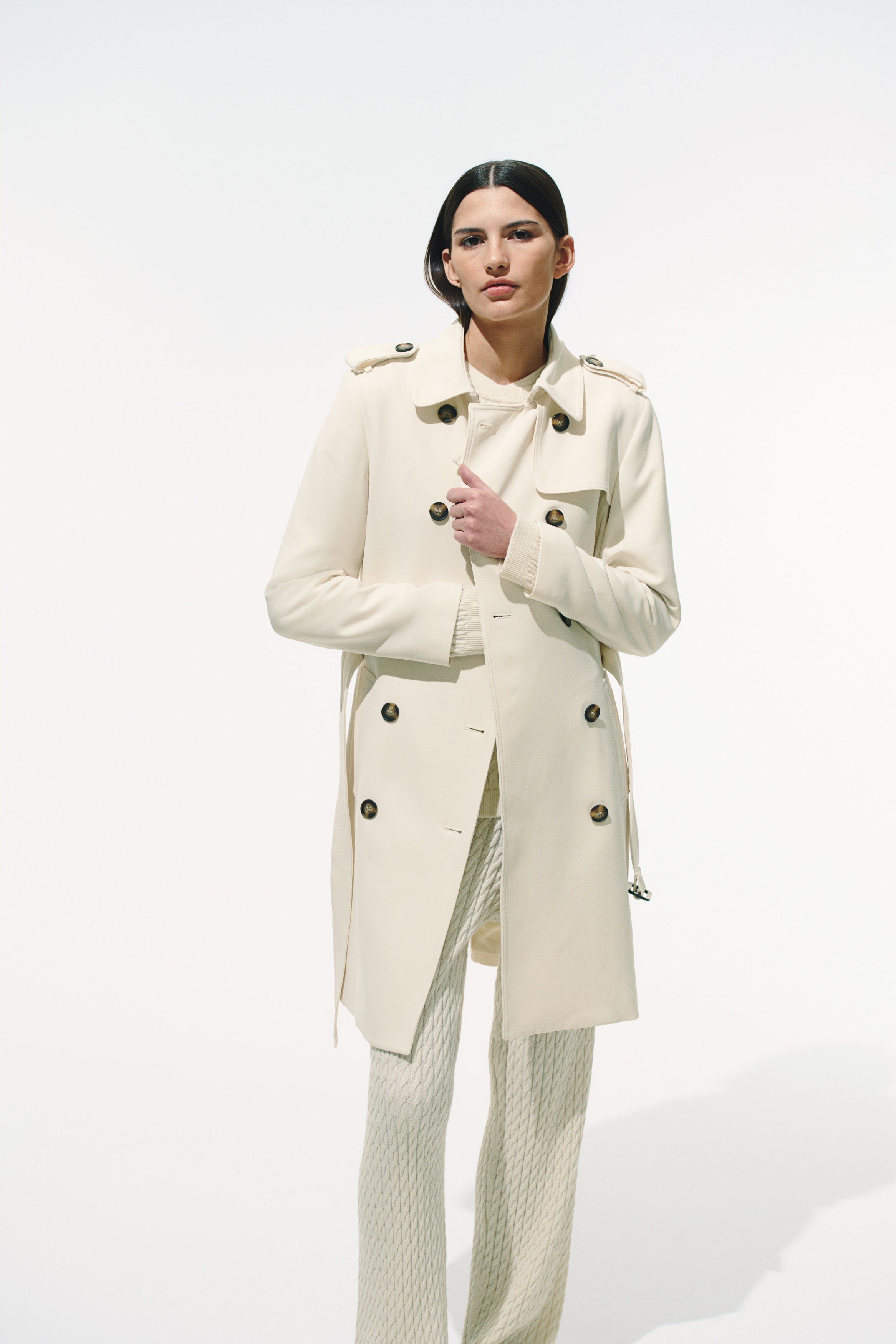 Double-breasted trenchcoat