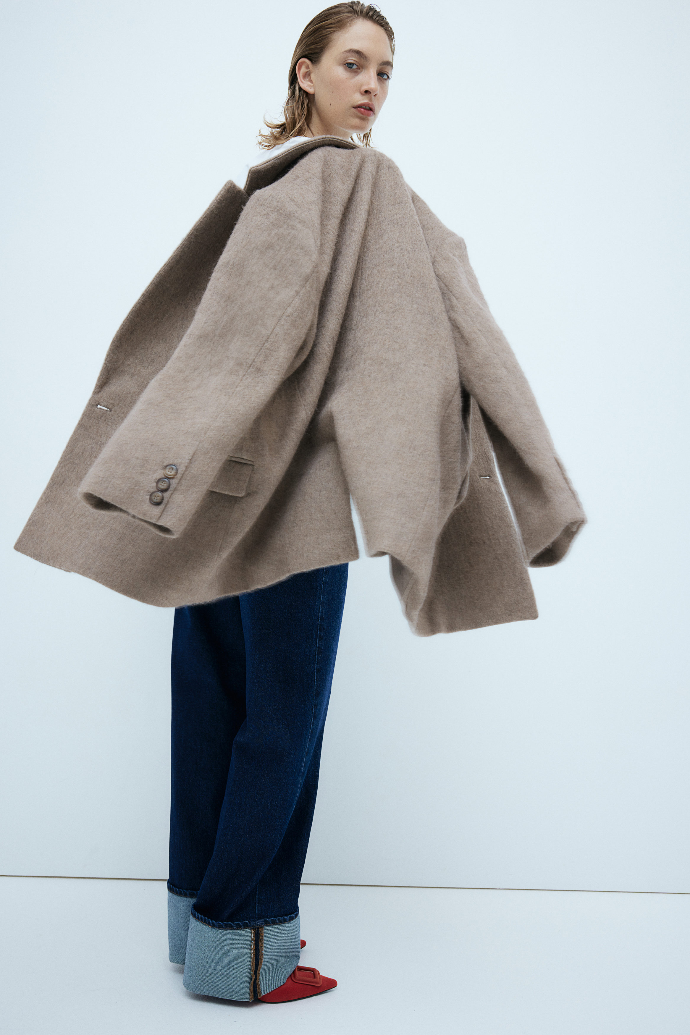 ジャケット・アウター her lip to ProustWool-BlendMeltonCoat M Outer