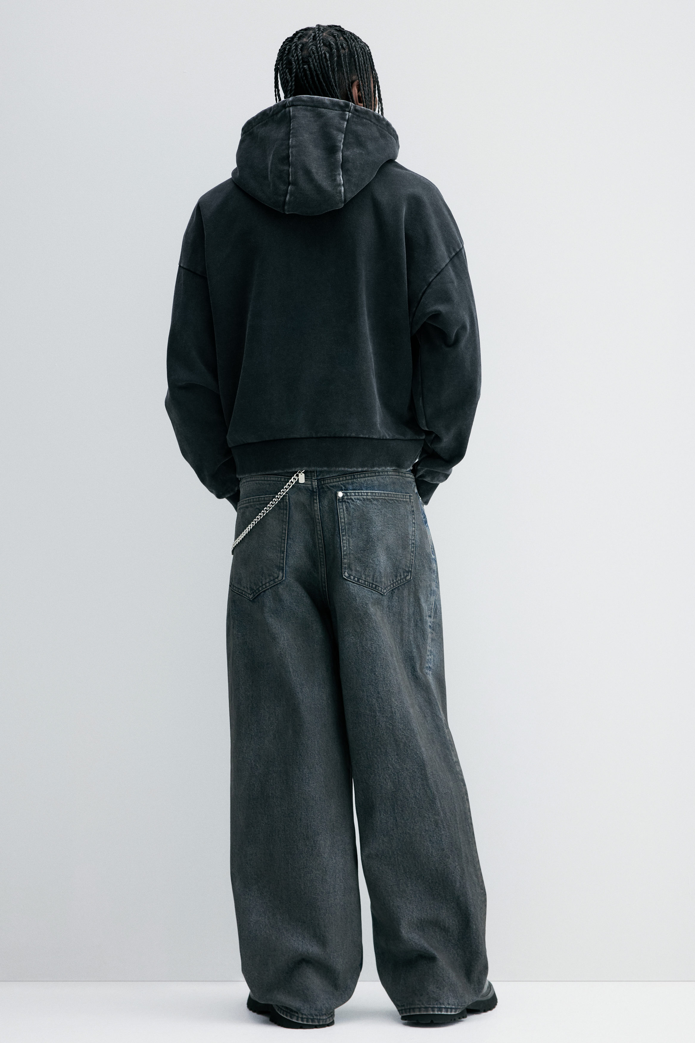 Oversized Fit Printed hoodie