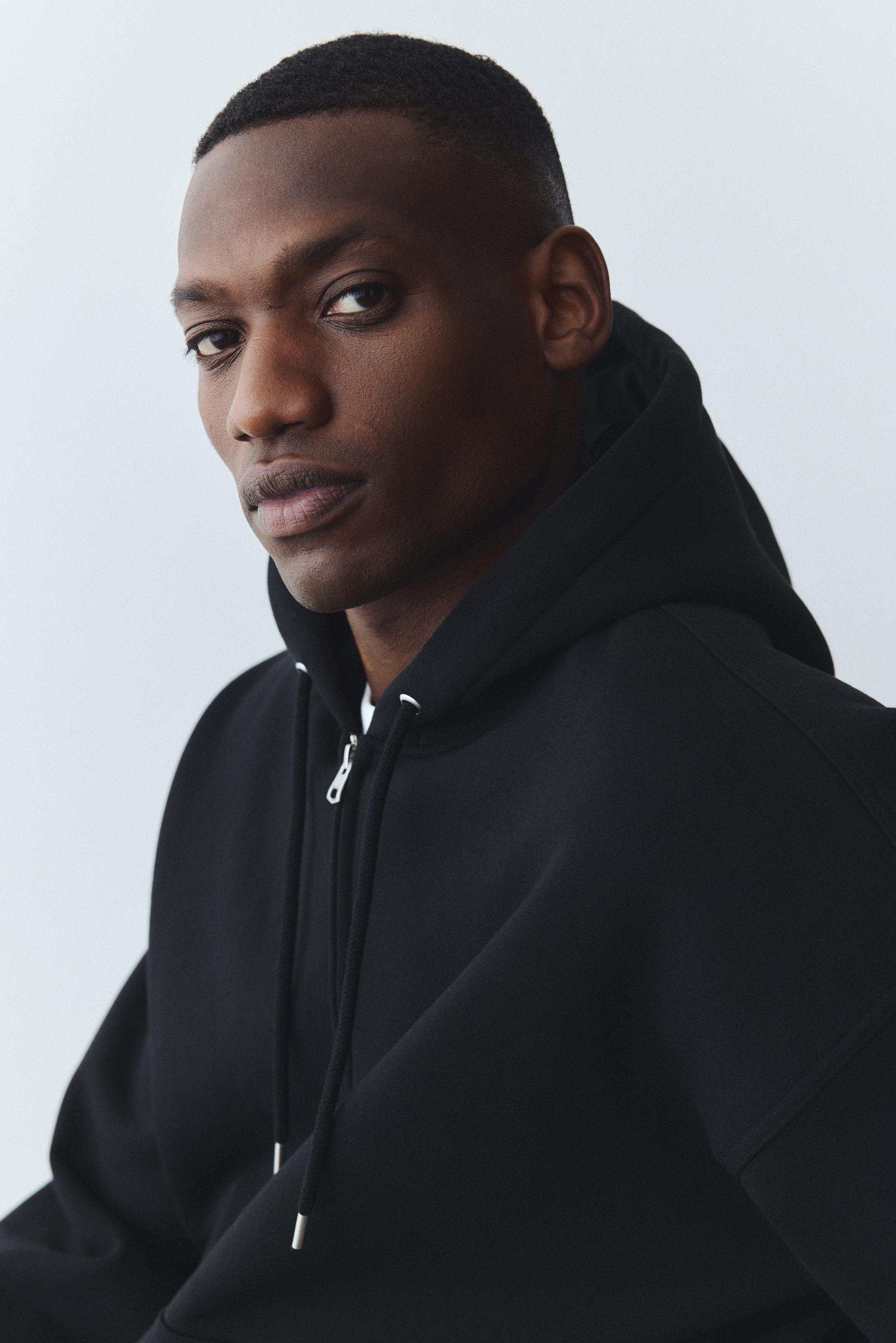 Oversized Fit Zip-through hoodie