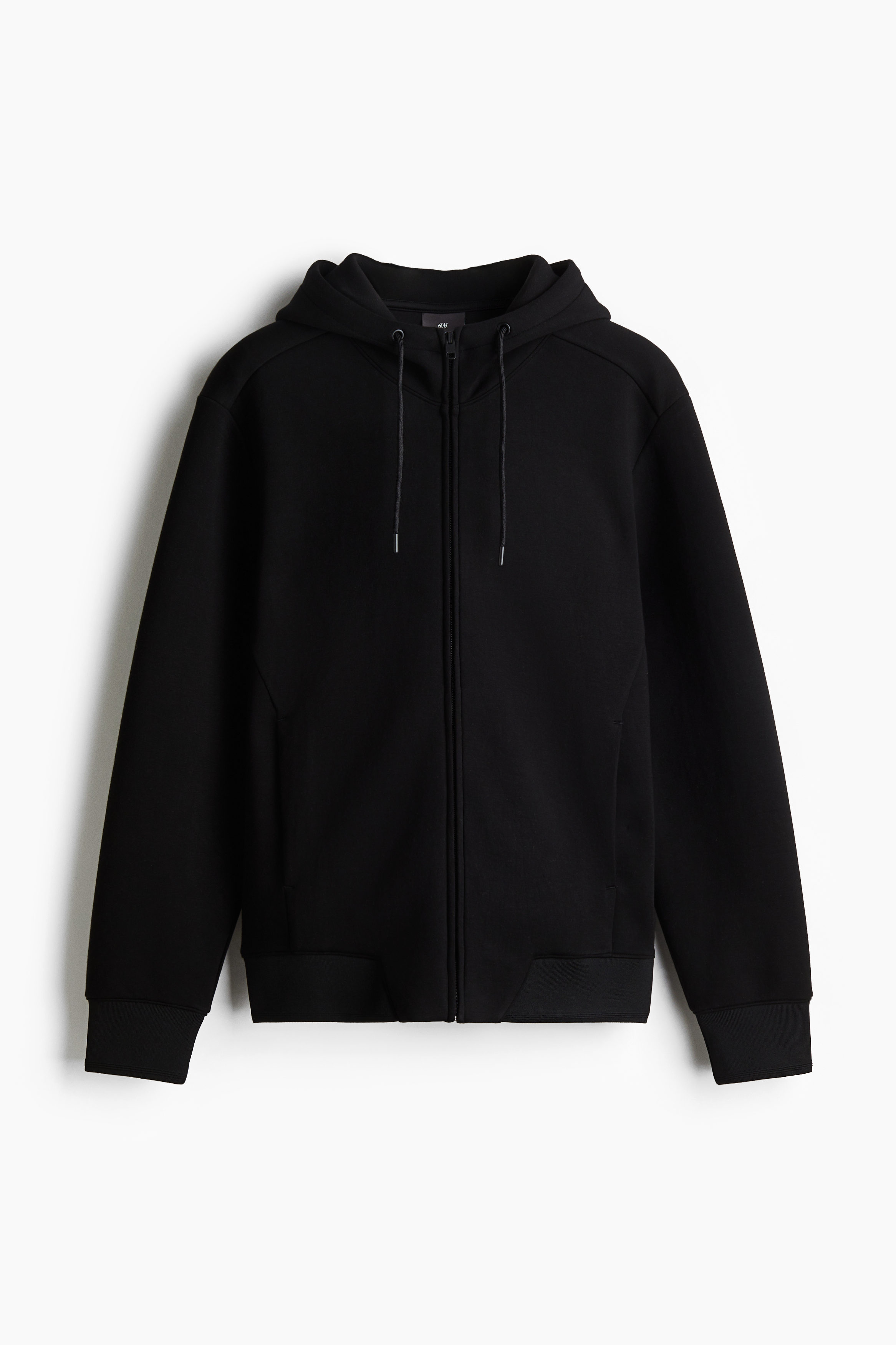 Regular Fit Scuba zip-through hoodie