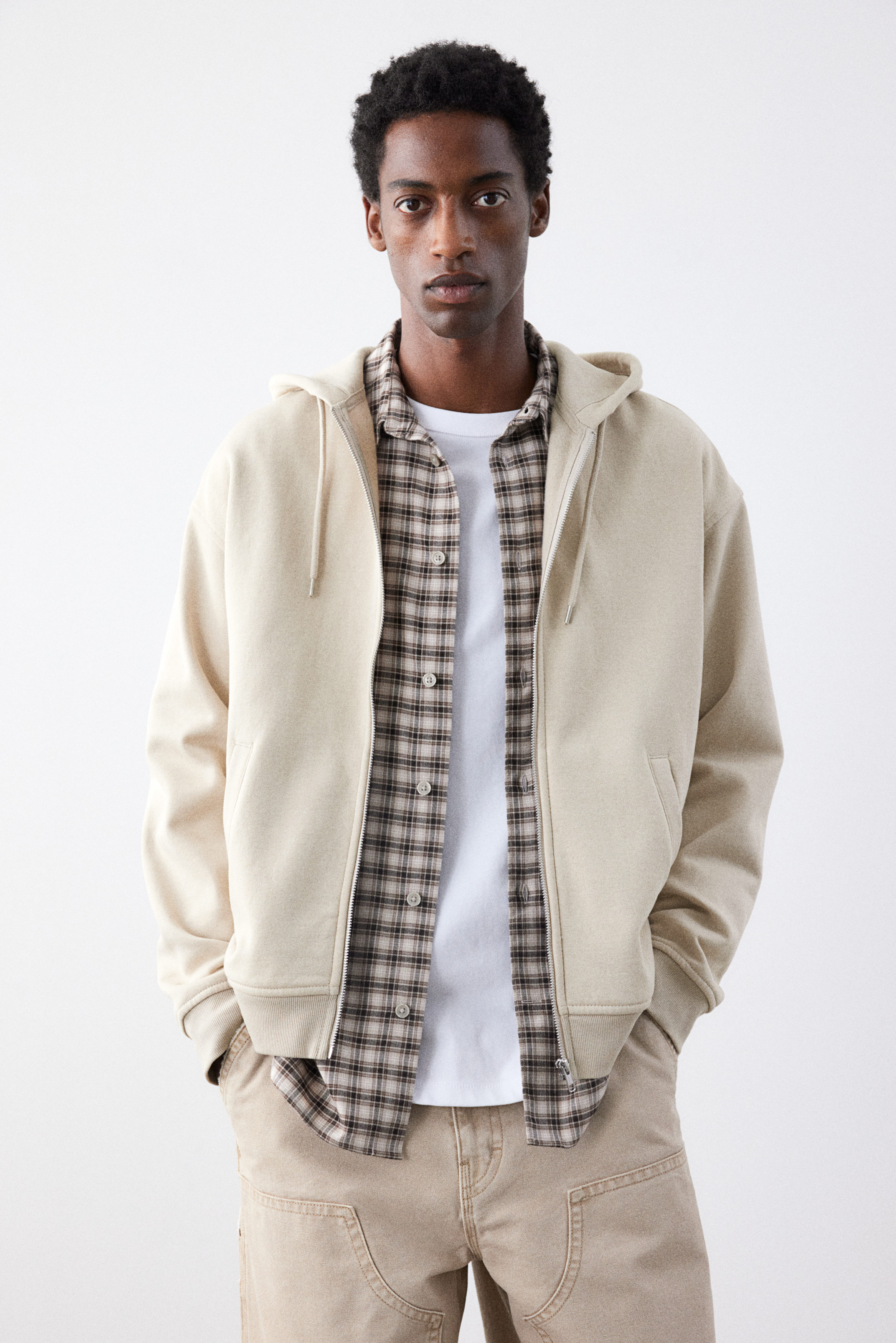 Loose Fit Zip-through hoodie