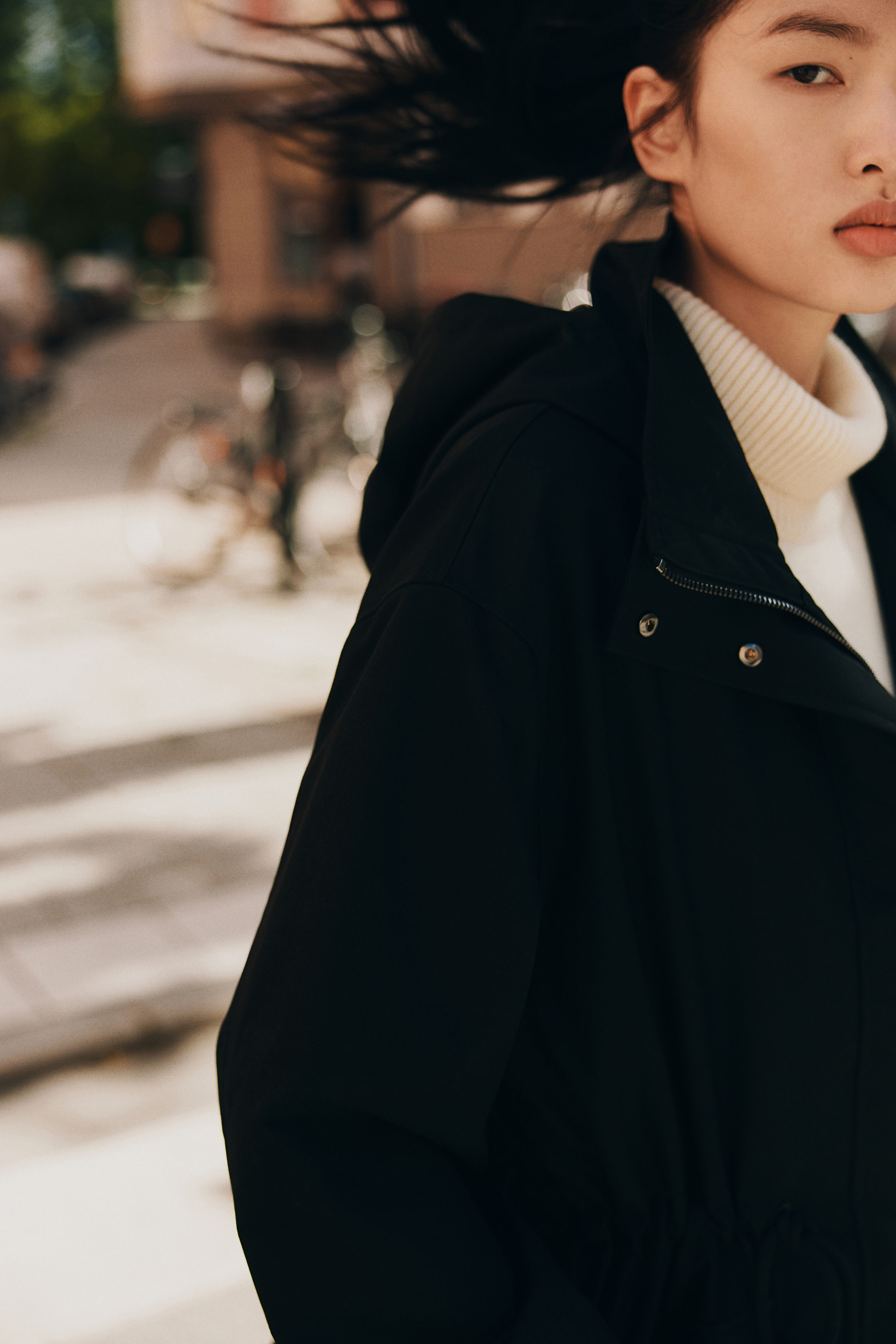 ジャケット・アウター nagonstans padded coat Black m Oversized padded coat