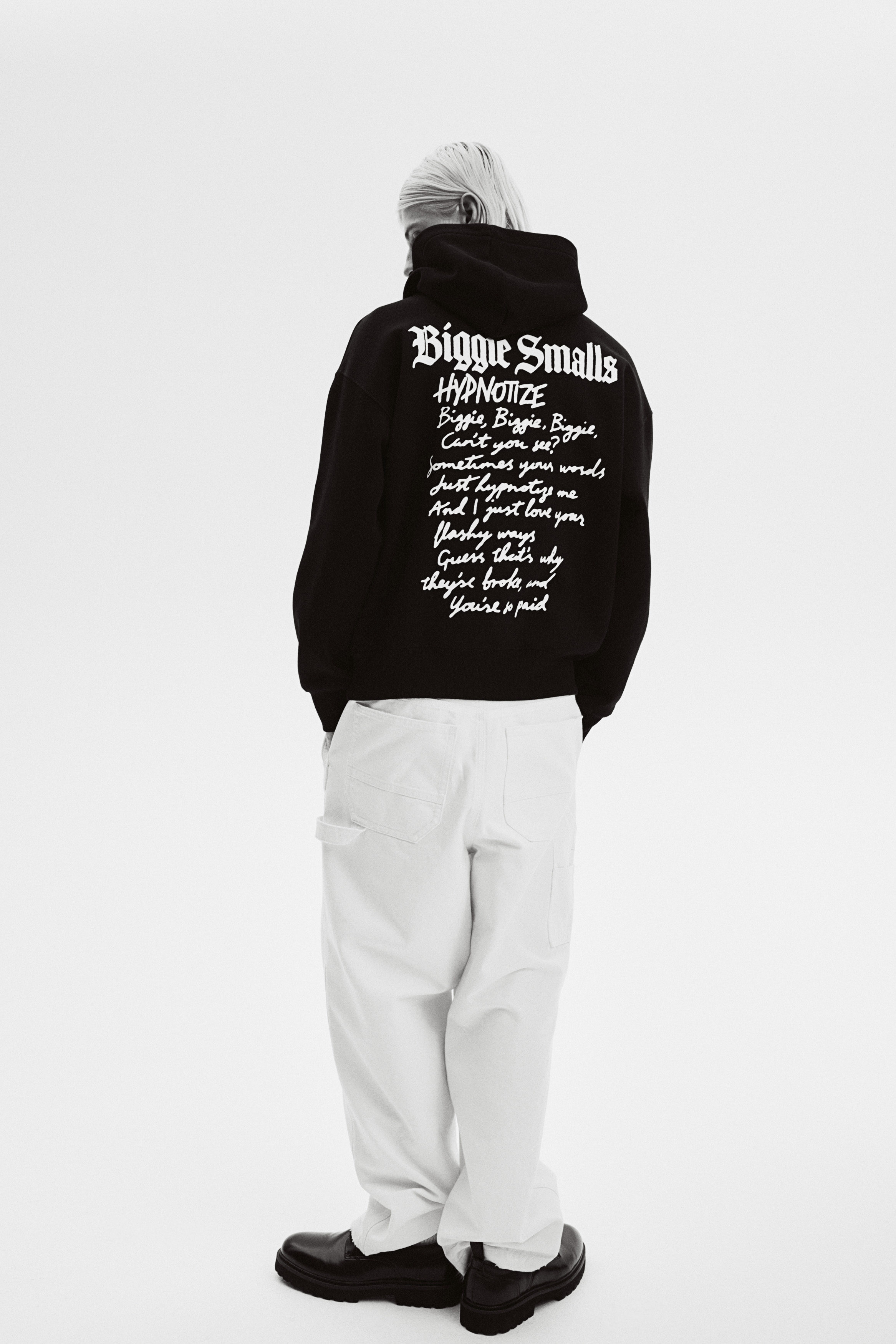 Oversized Fit Printed hoodie