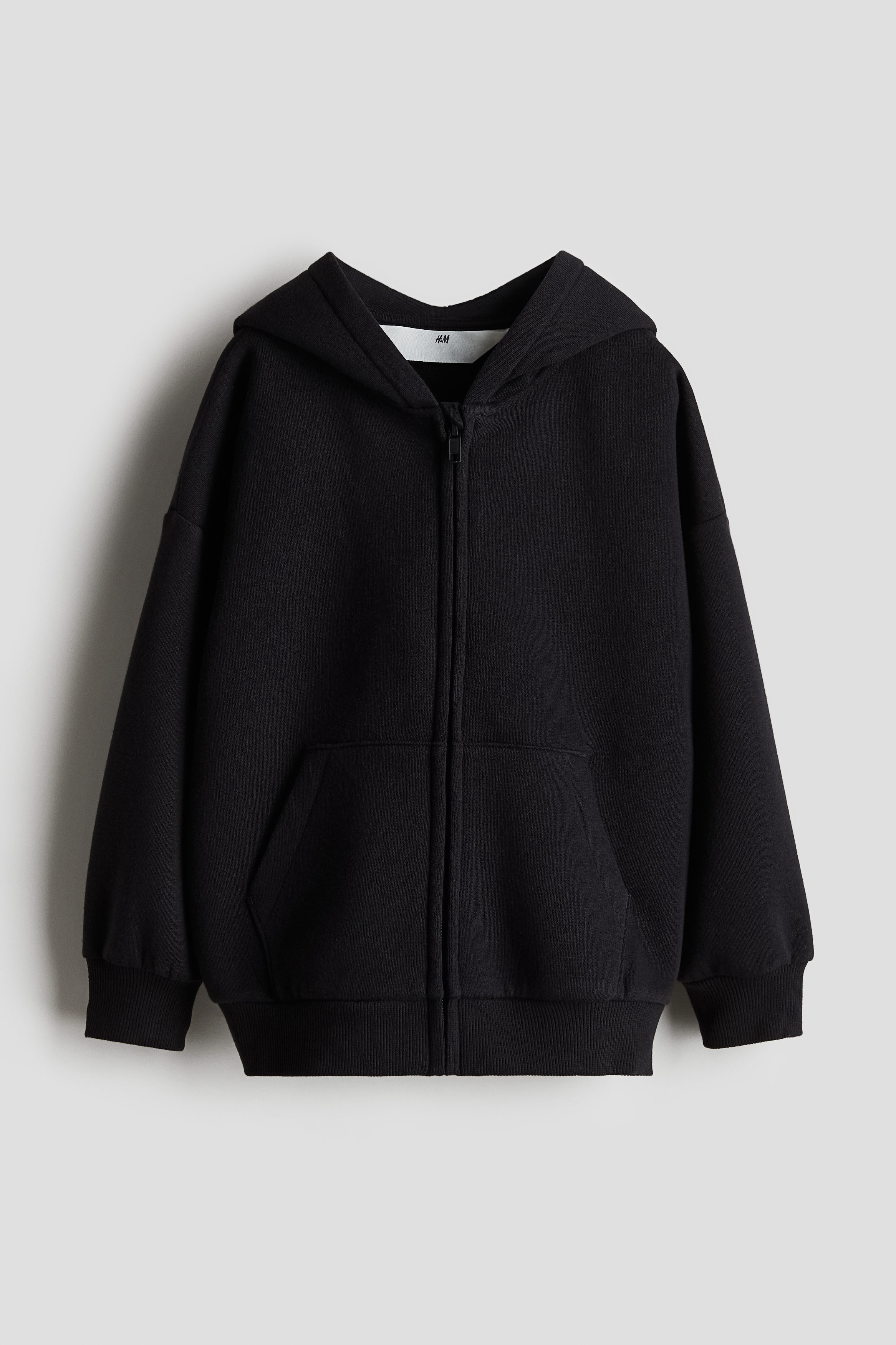 Oversized zip-through hoodie