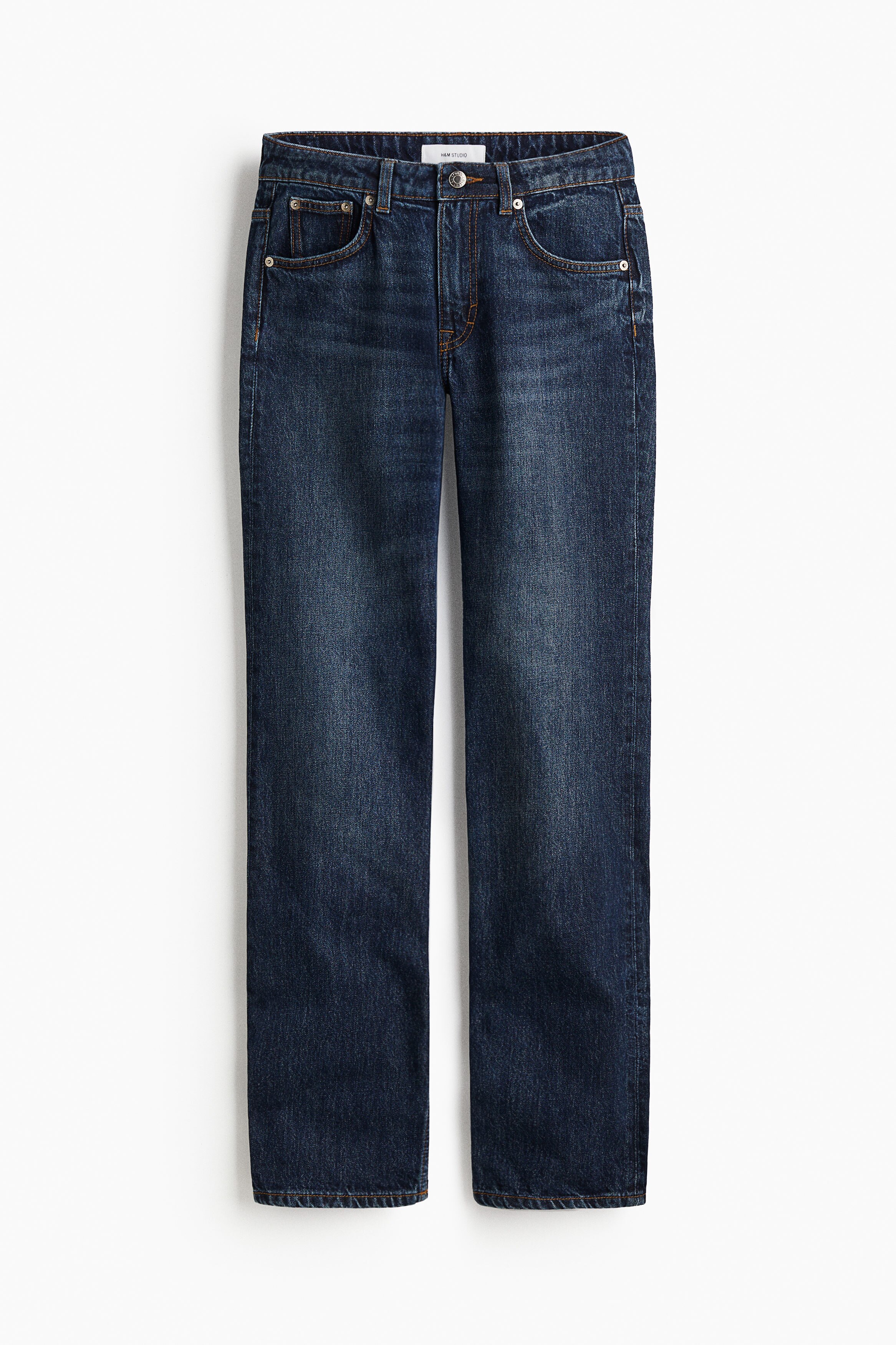 Straight-leg jeans