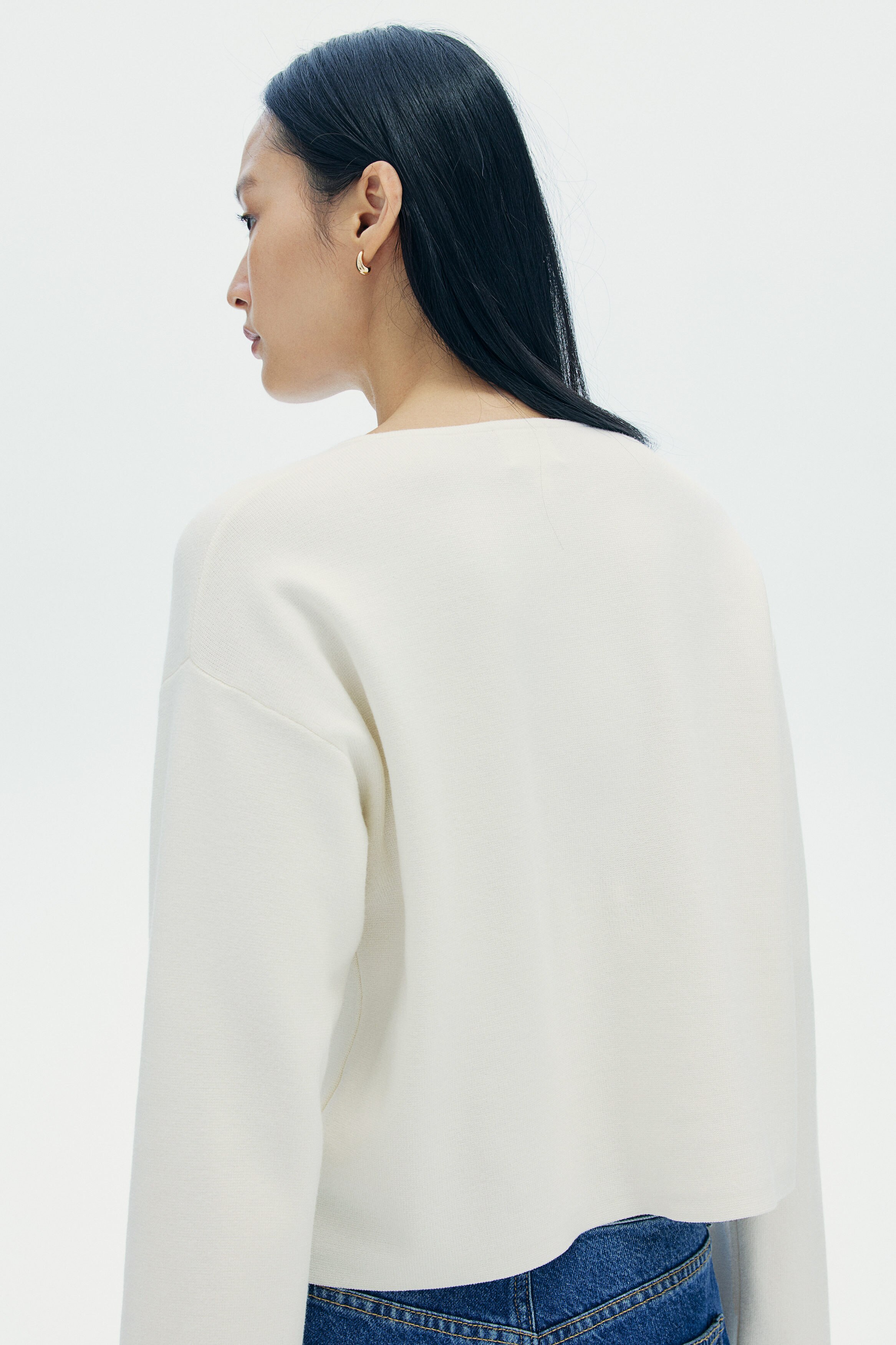 Pocket-detail cardigan