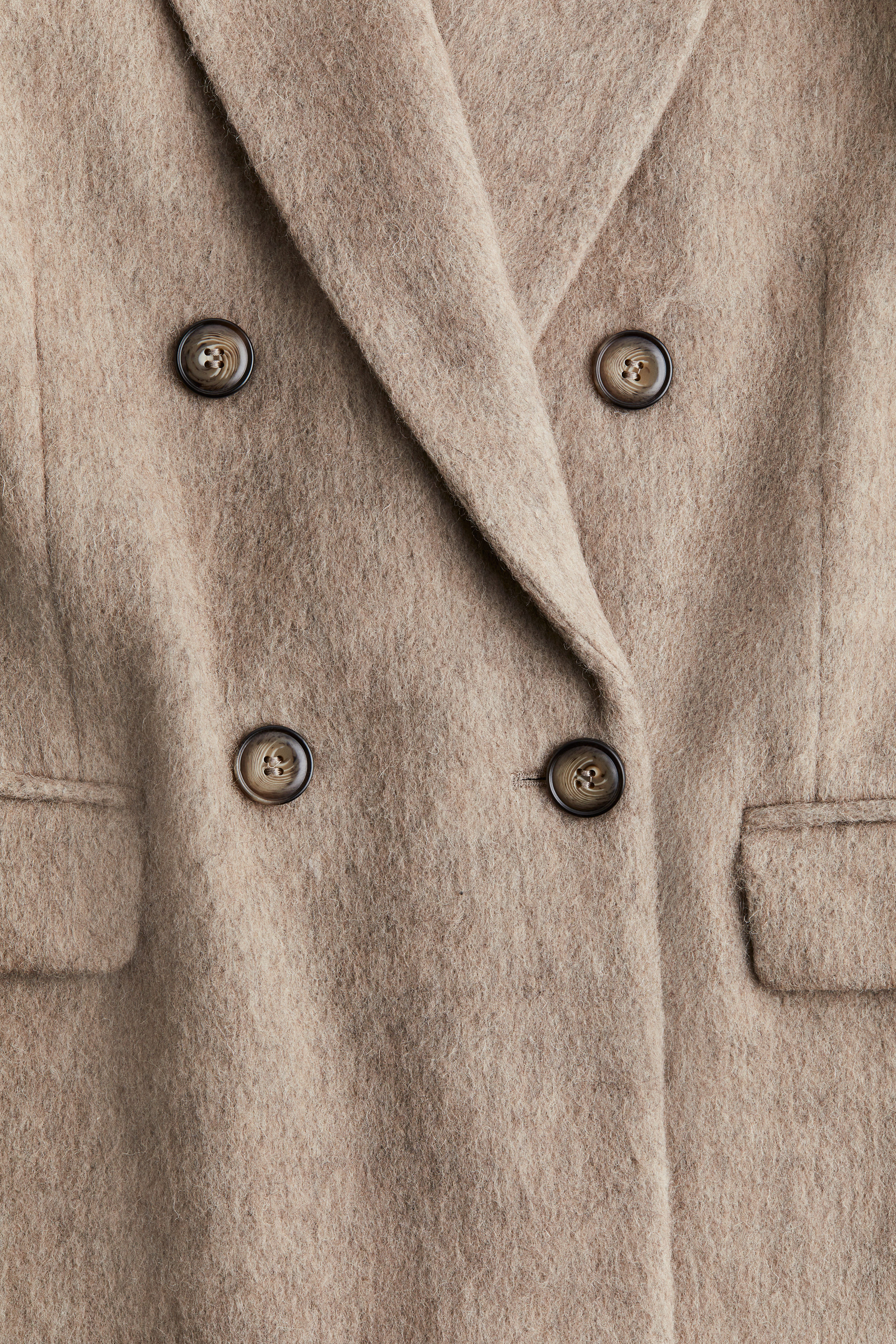 Wool-blend blazer