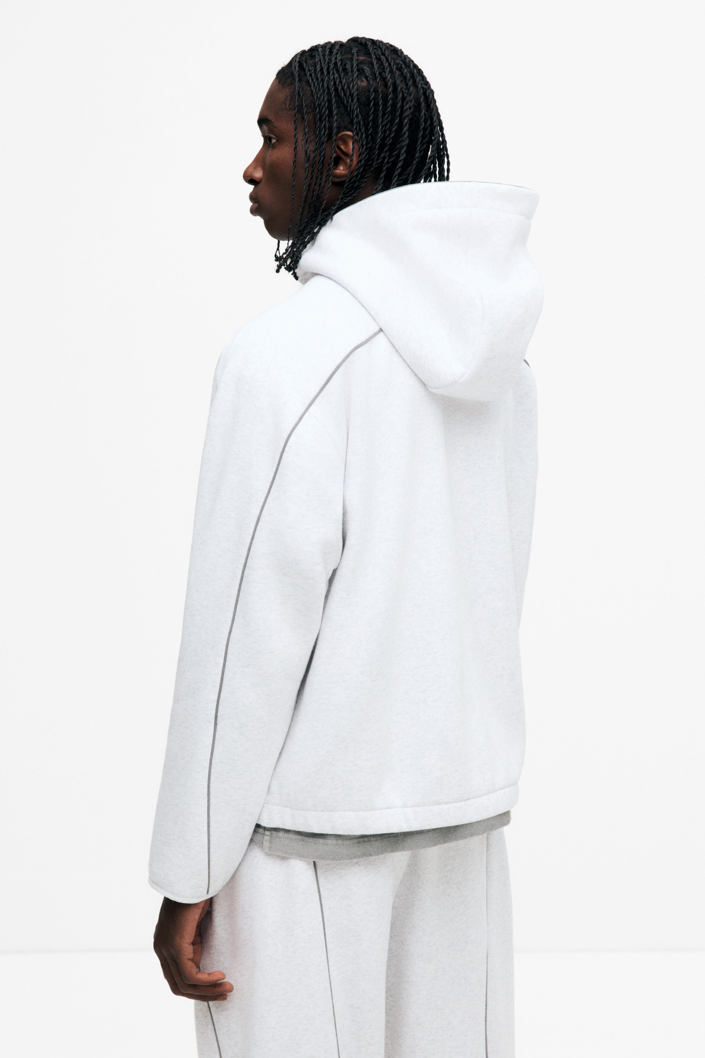 Loose Fit Zip-through hoodie