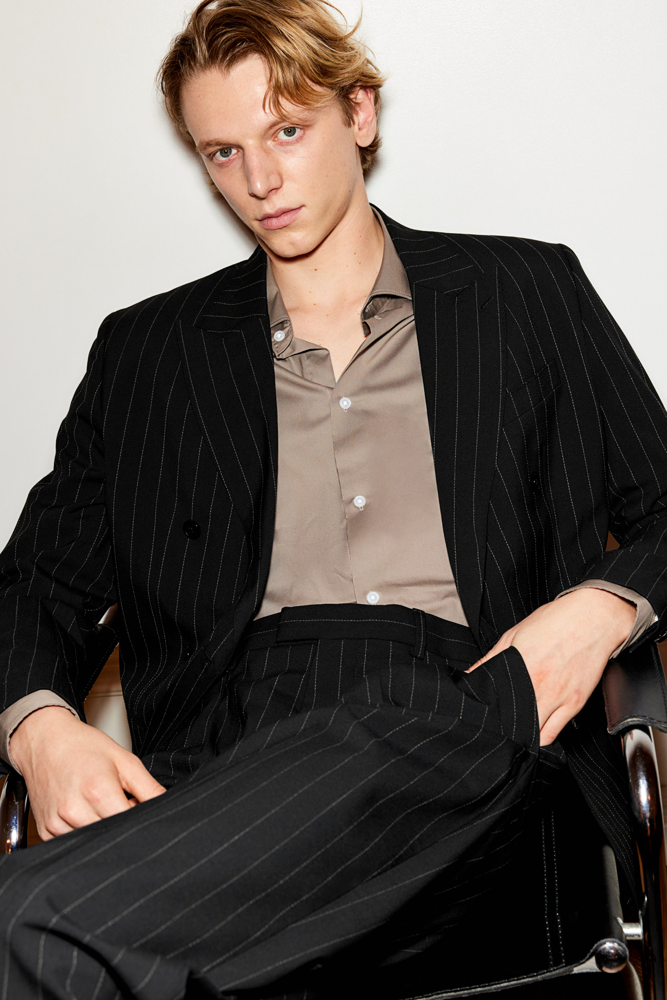 ジャケット・アウター Herlipto Double Breasted Classic Blazer Her lip to - herlipto Double-breasted Twill Blazerの通販 by
