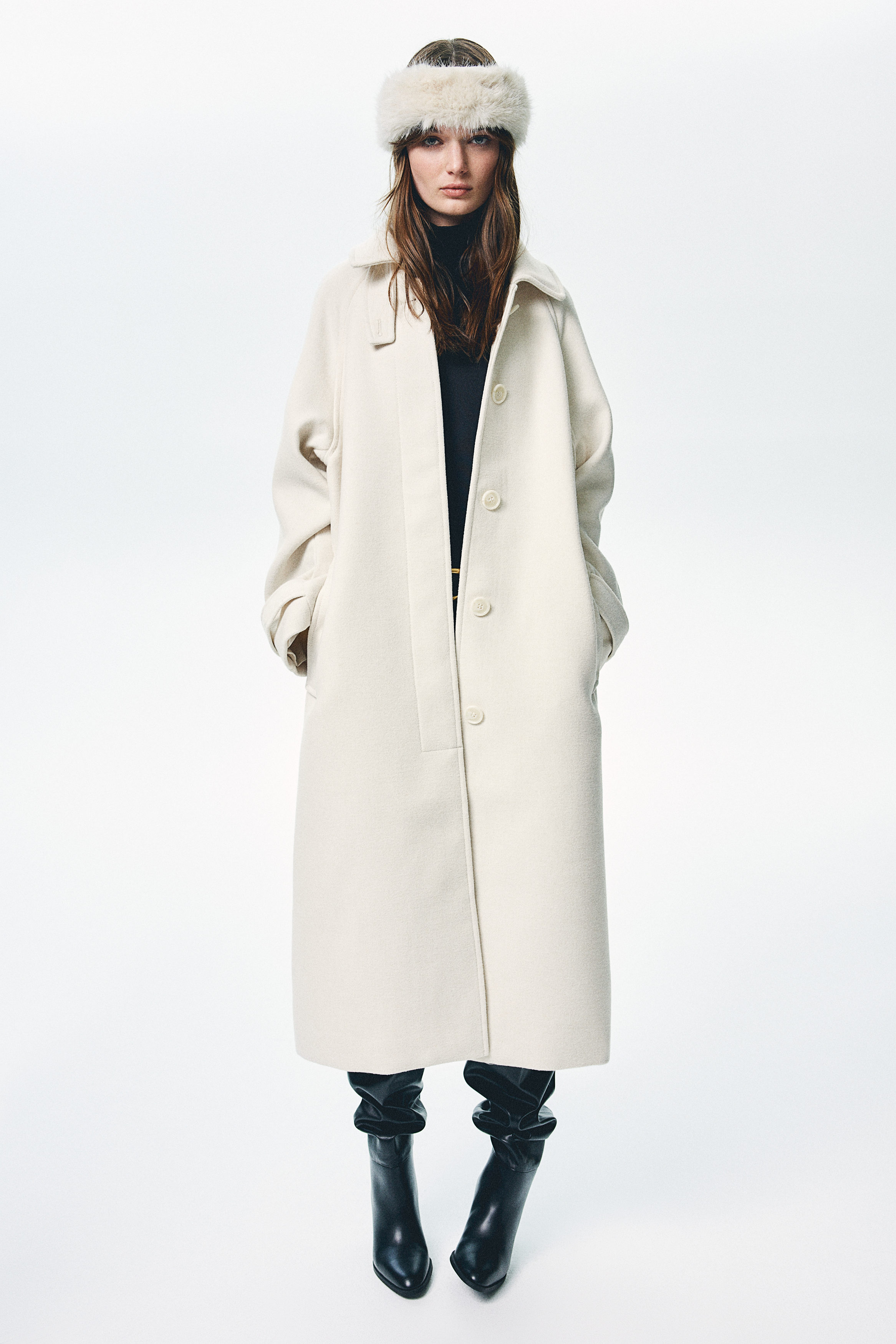 Oversized maxi coat