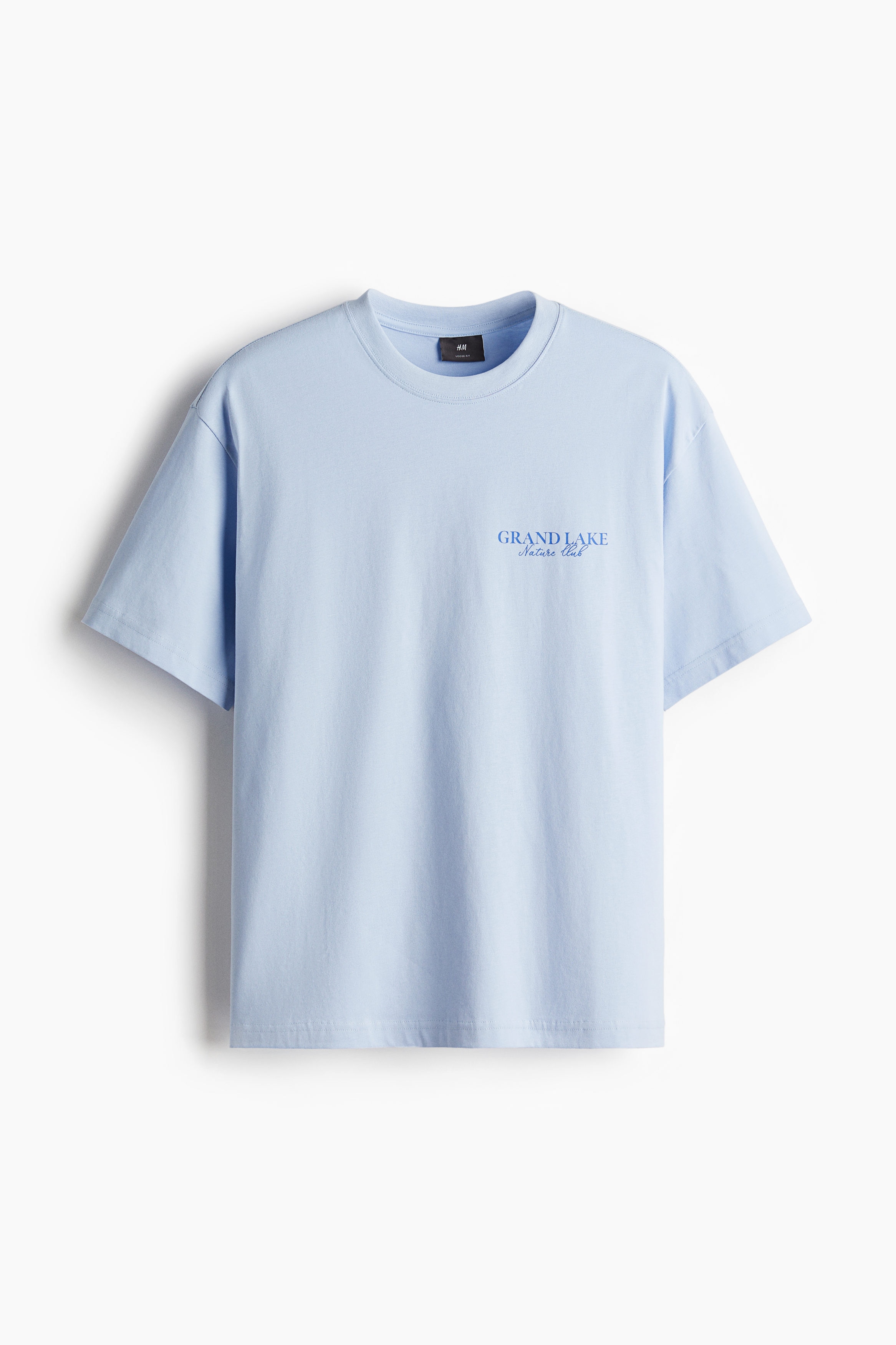 EXILEATSUSHIHeart to Heart Tシャツ ライトブルー M Loose Fit Printed T-shirt
