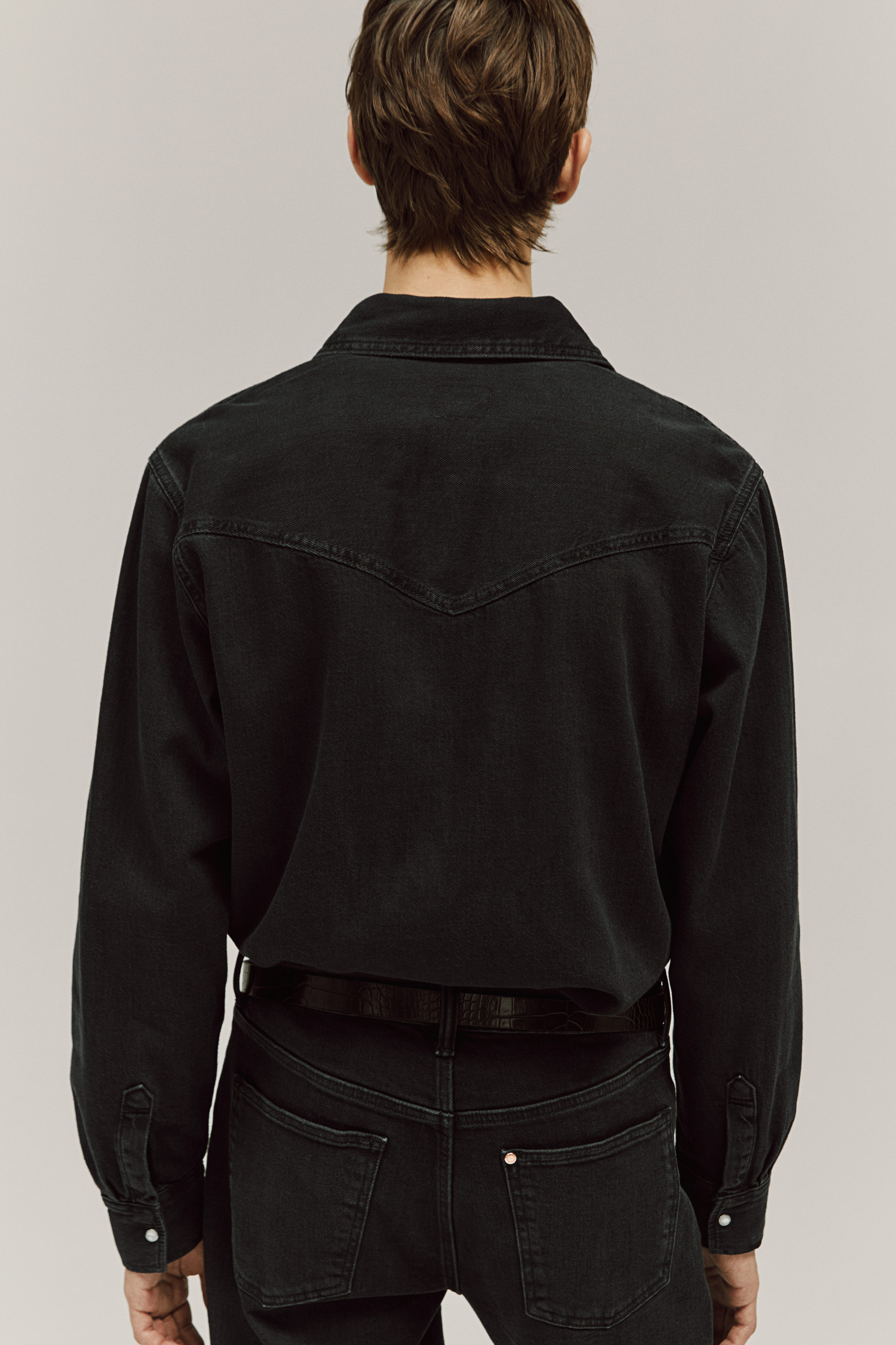 [ ] Regular Fit Denim Shirt ★大人気★ Men's Blue Full Sleeve Regular Fit Casual Denim Shirt