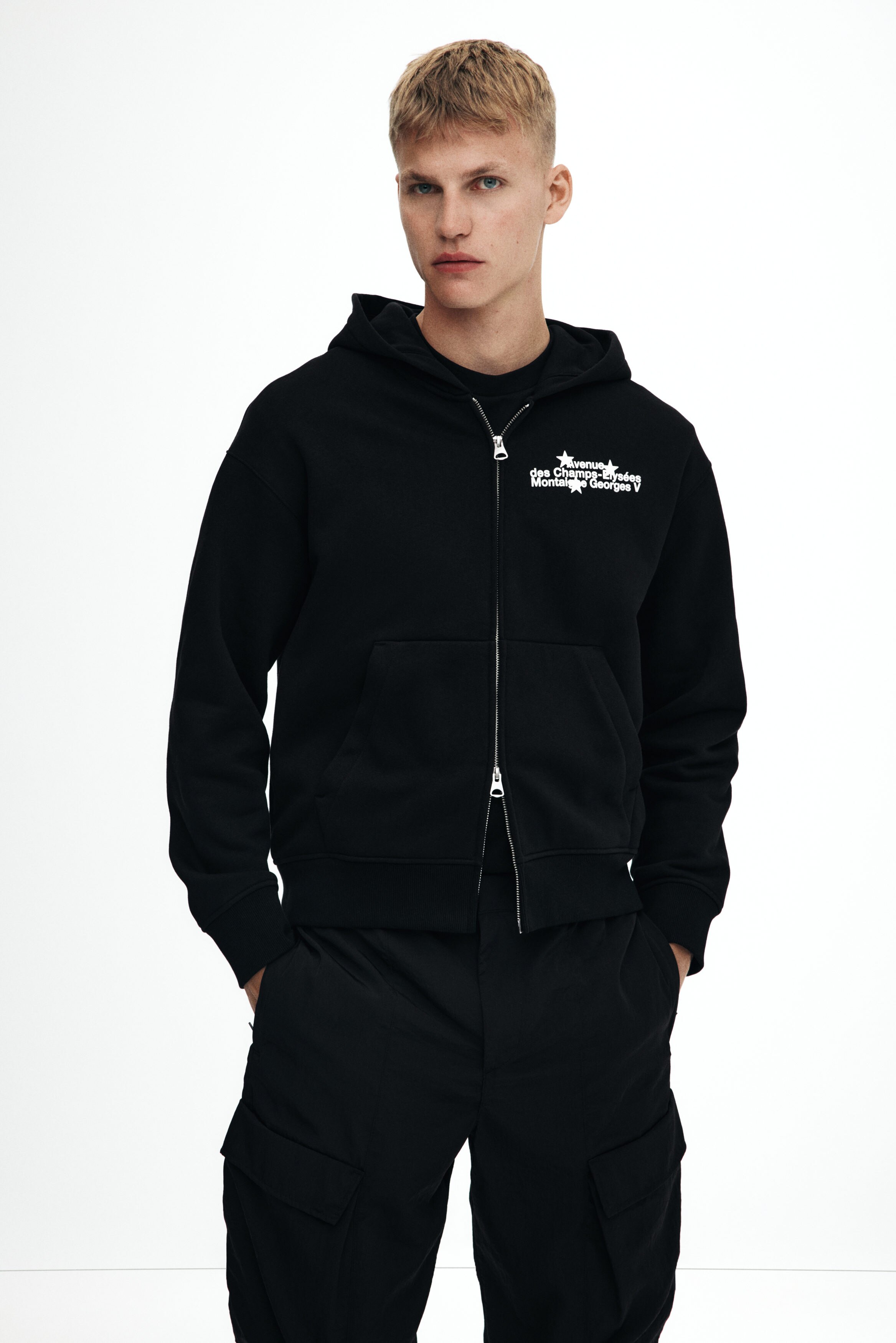 Loose Fit Zip-through hoodie