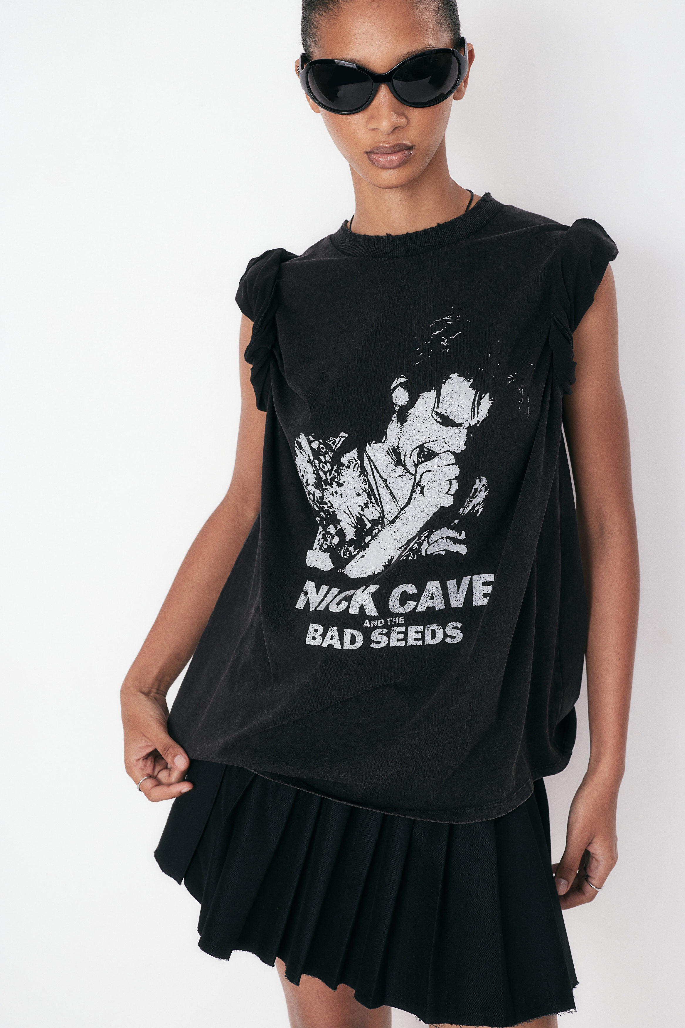 theredthread S print tops charm 灑薇 THEREDTHREAD / ザレッドスレッド】S print tops charm