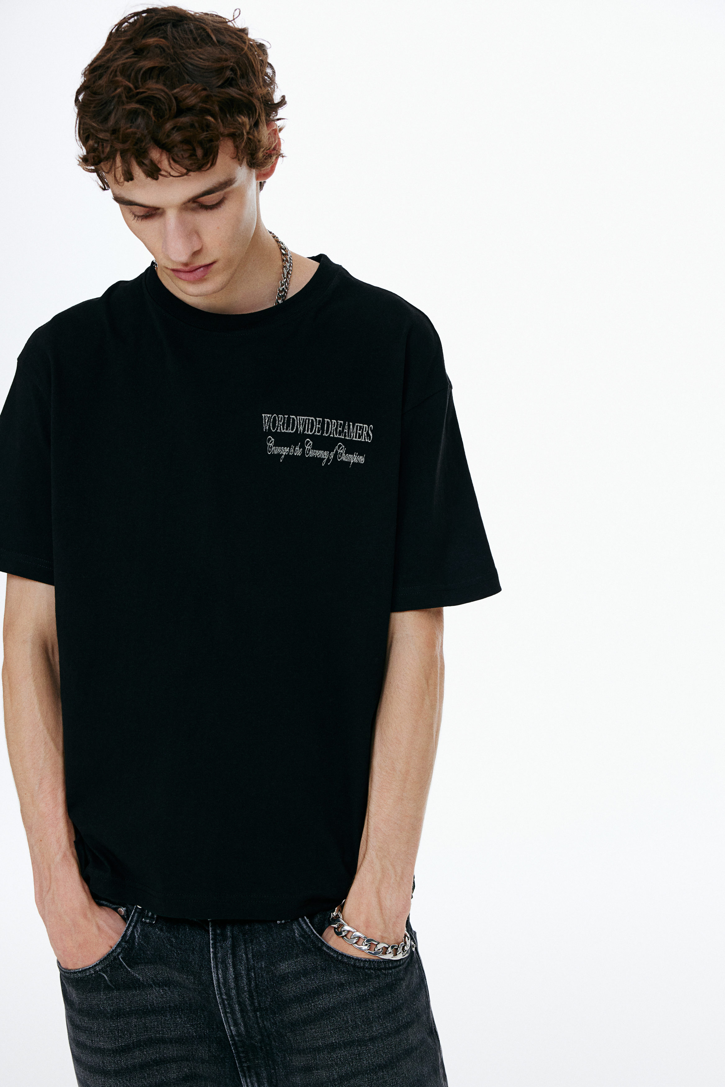 Tシャツ・カットソー LOOSE FIT T-SHIRT Loose Fit Printed T-shirt
