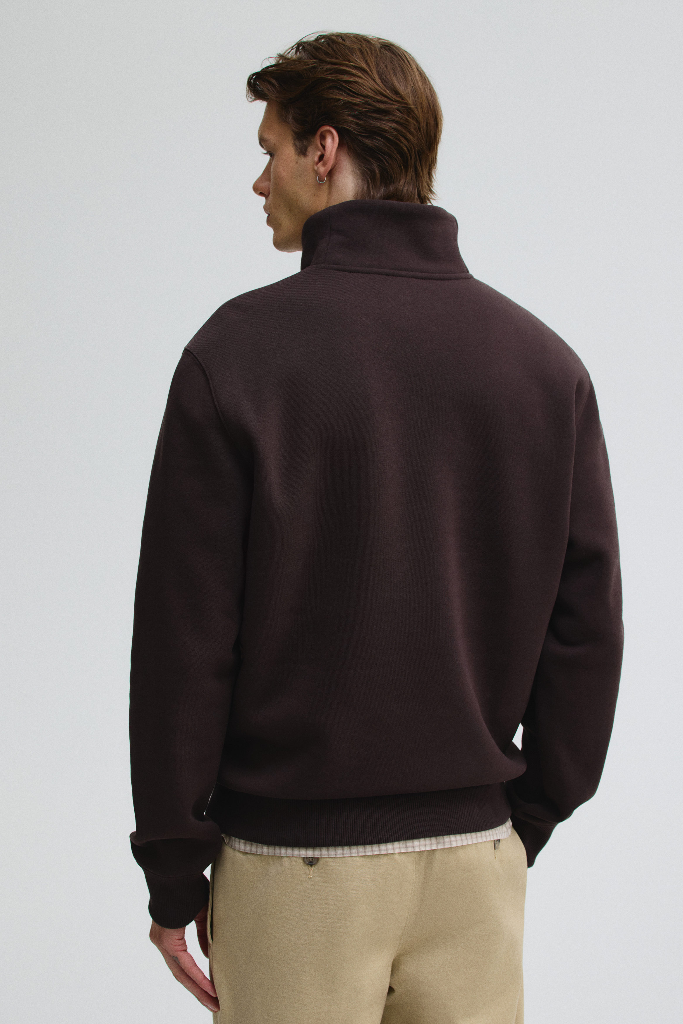Regular Fit Zip-top sweatshirt