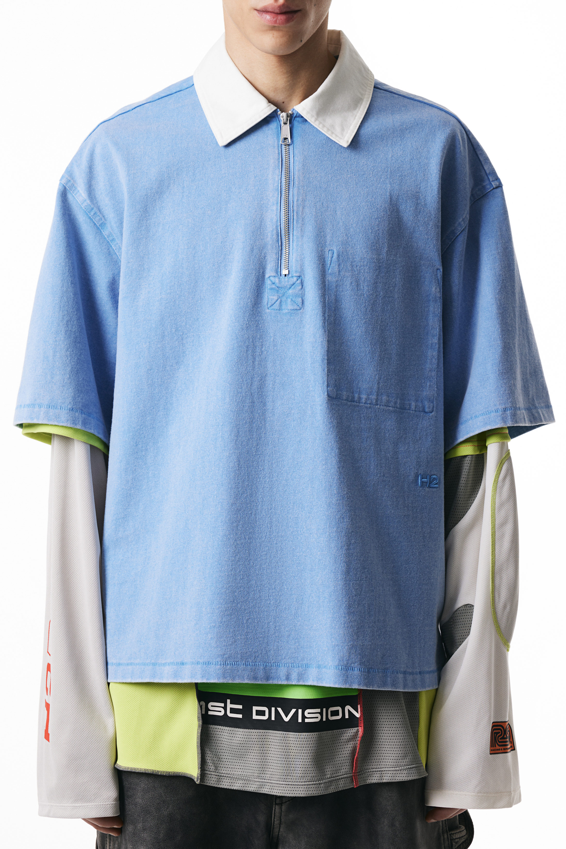 Short-sleeved rugby shirt