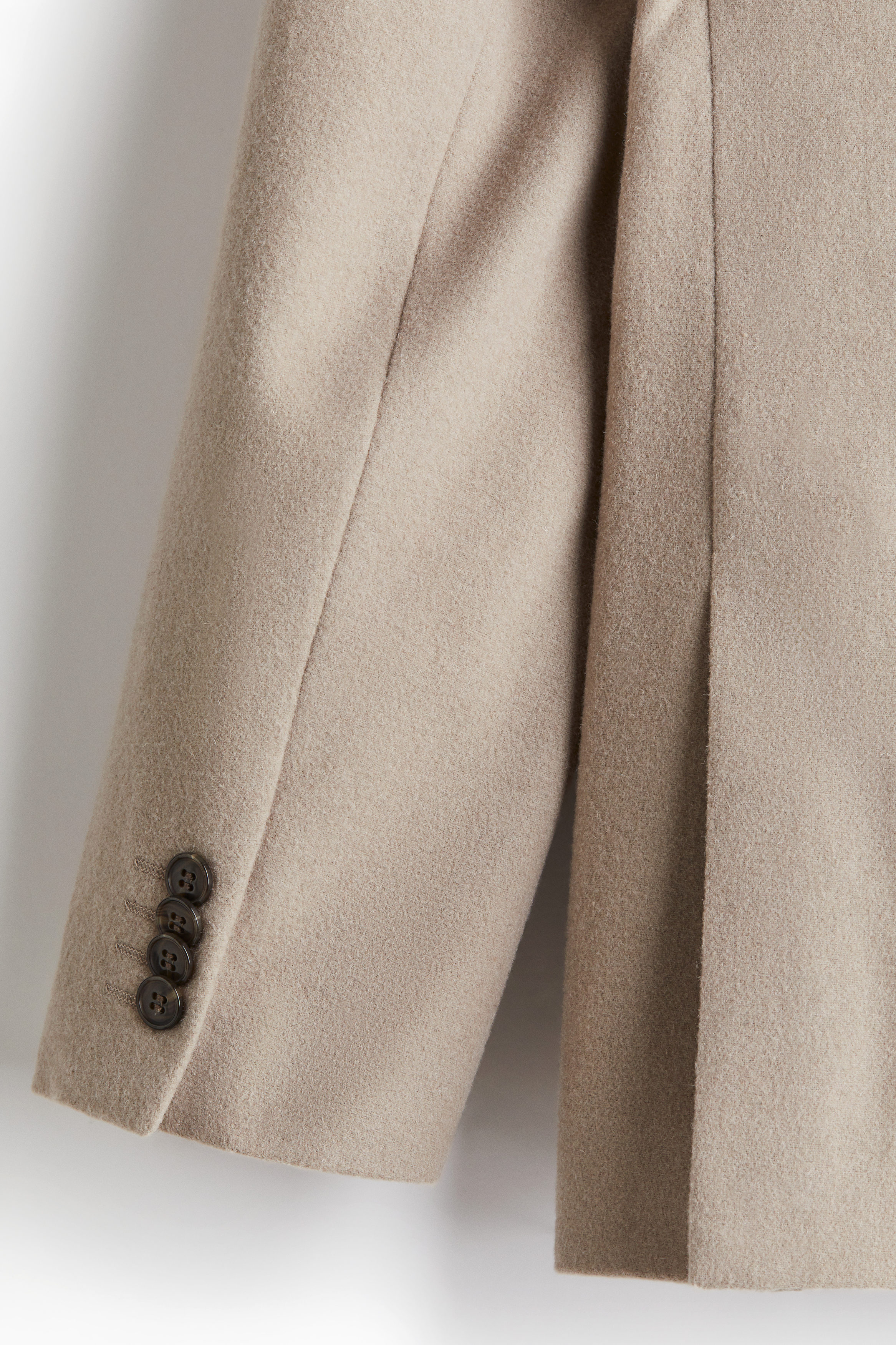 Regular Fit Wool-blend double-breasted jacket