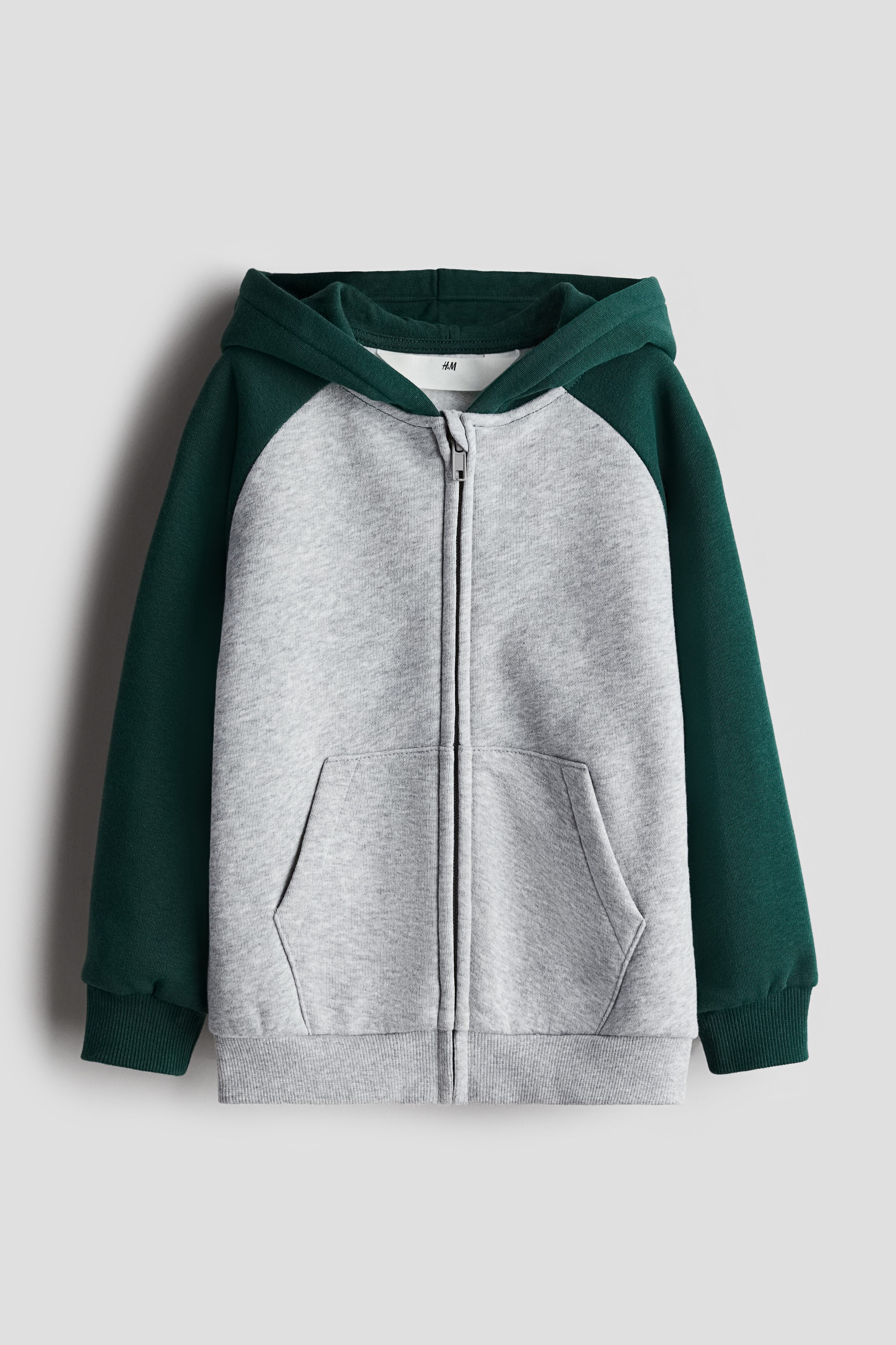 Zip-through hoodie