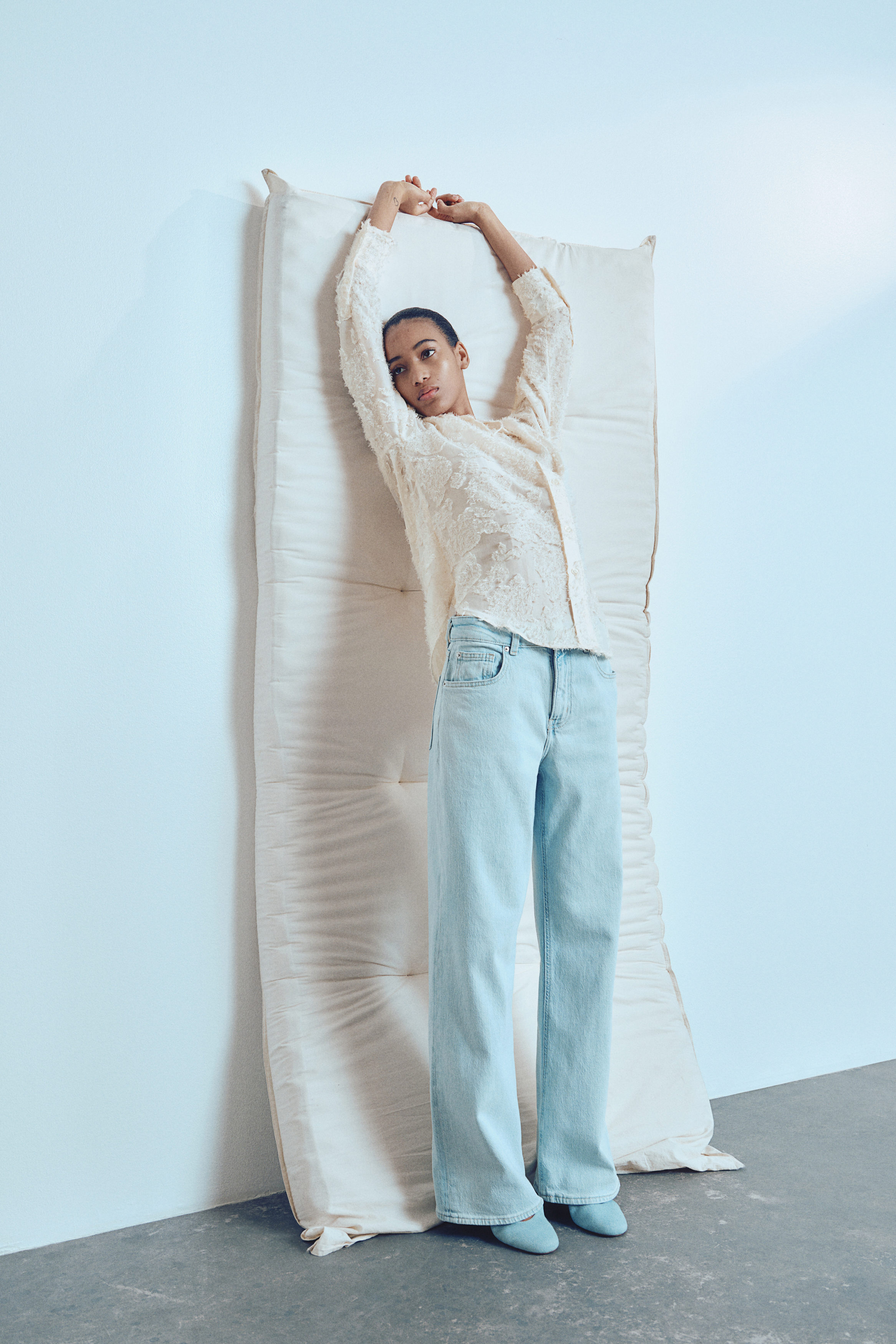 Maison H. Luxe 2way Shirt【MH-005】 Textured-weave shirt