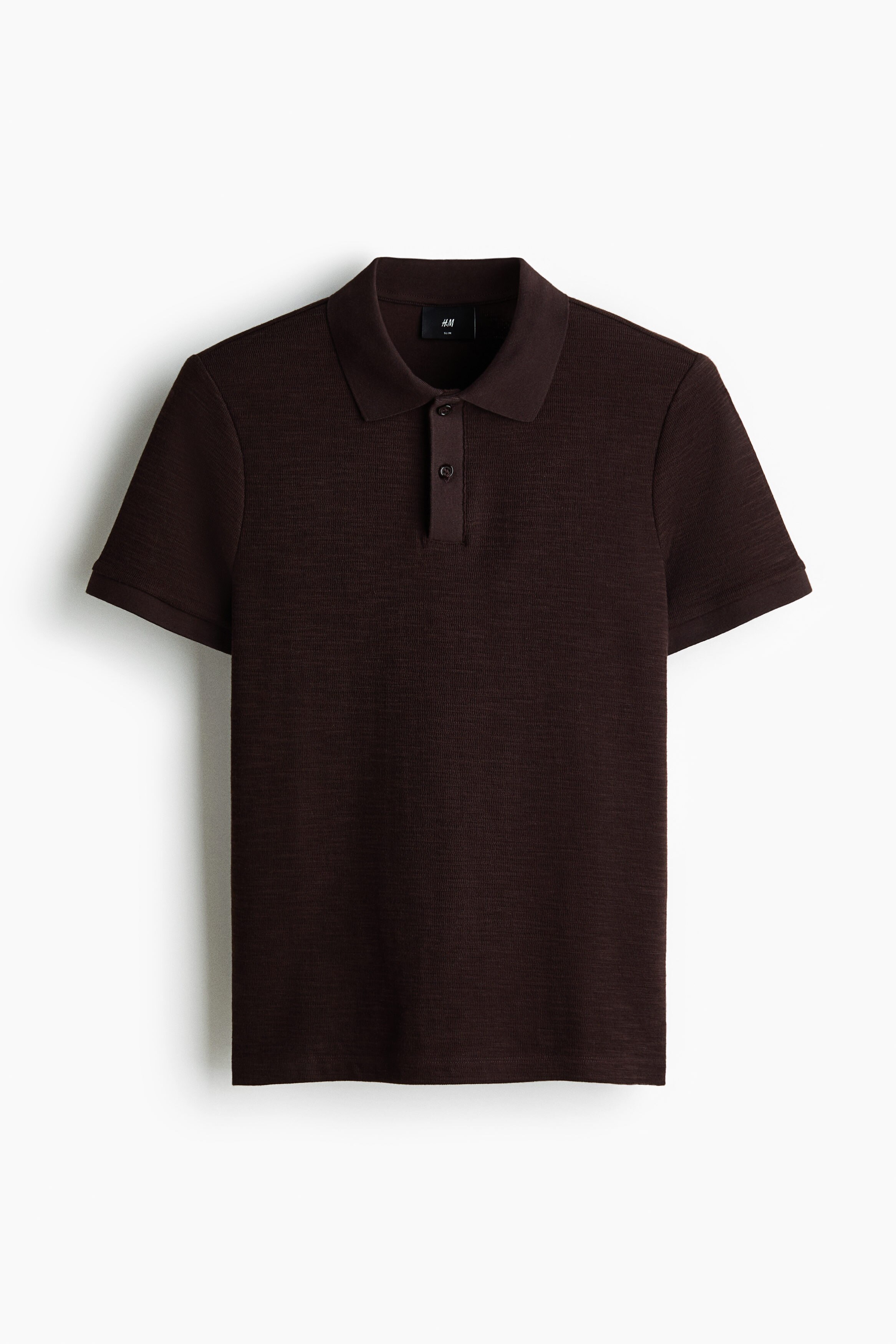 Slim Fit Jacquard-knit polo shirt