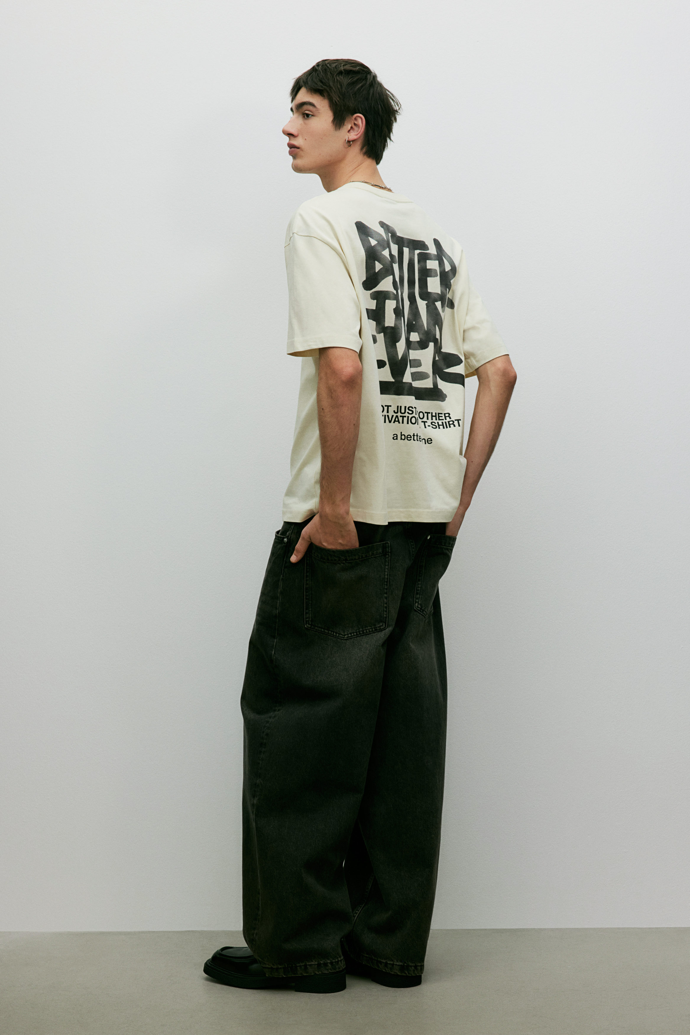 ★ ILLIGO★HONEYDEW HOTFIX LOOSE CROP T-SHIRT all-over-print-recycled-long-