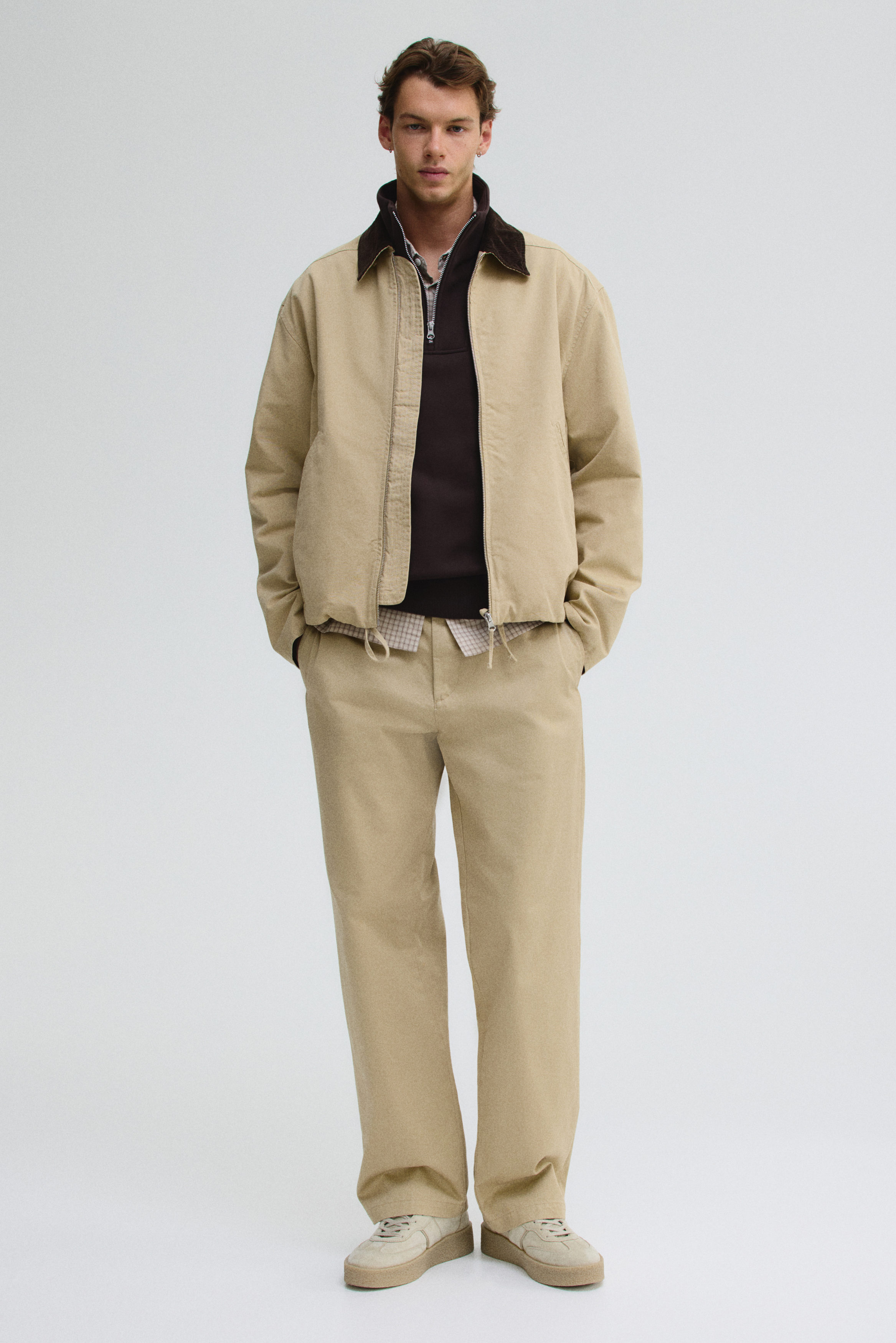 Regular Fit Zip-top sweatshirt