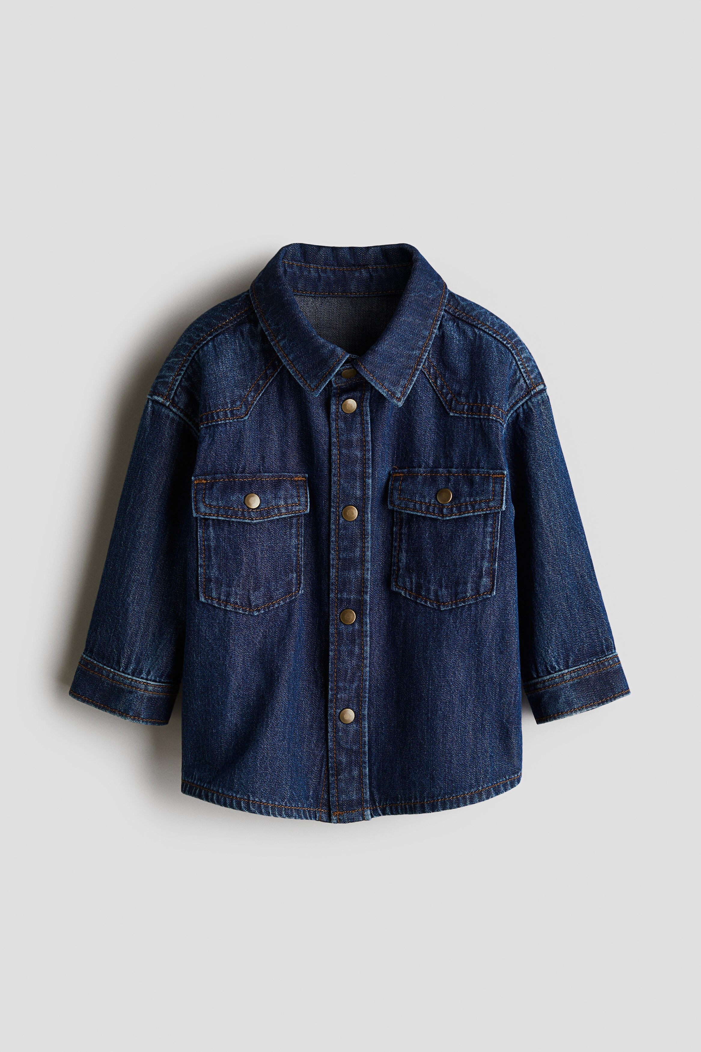 Cotton denim shirt