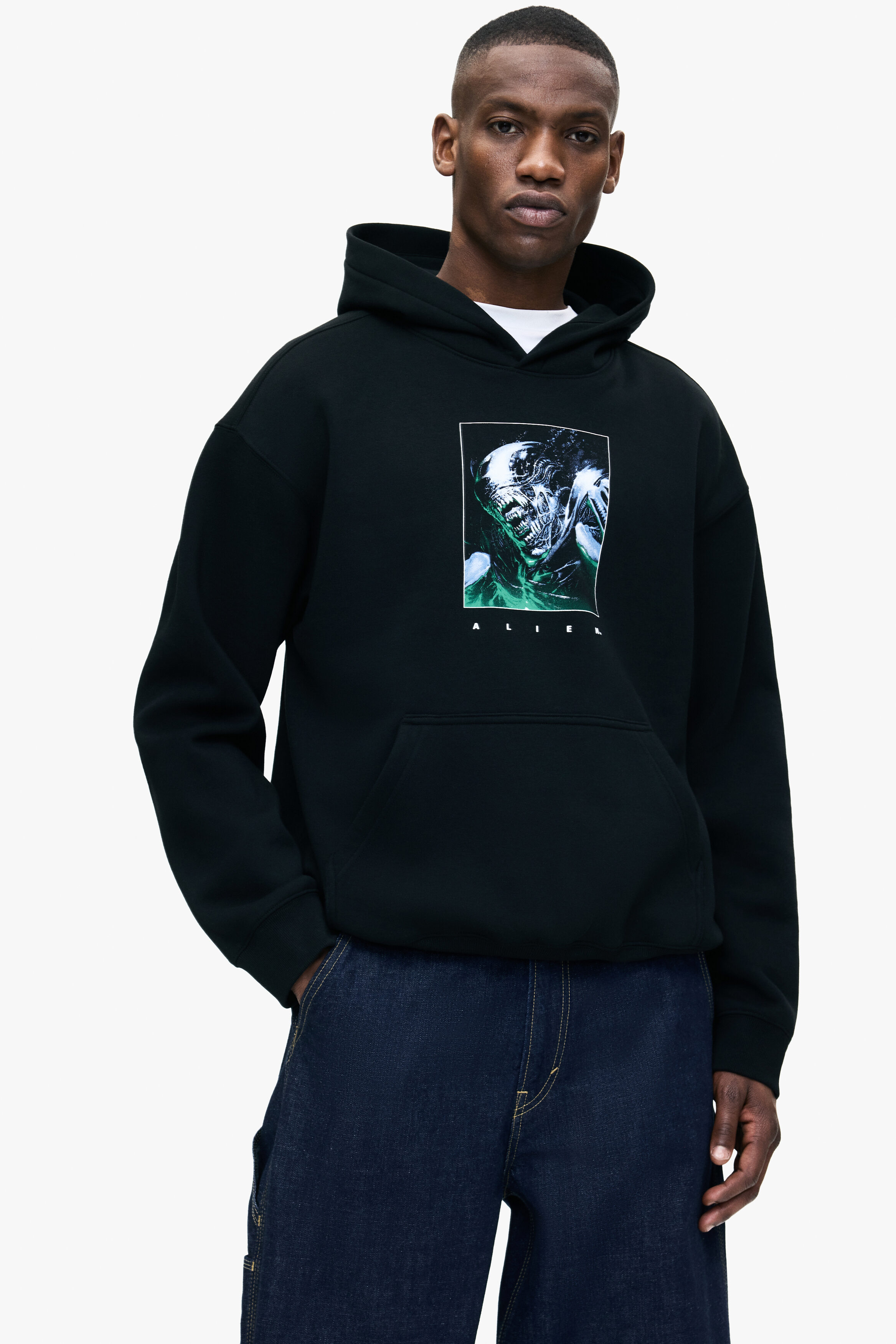 Loose Fit Printed hoodie