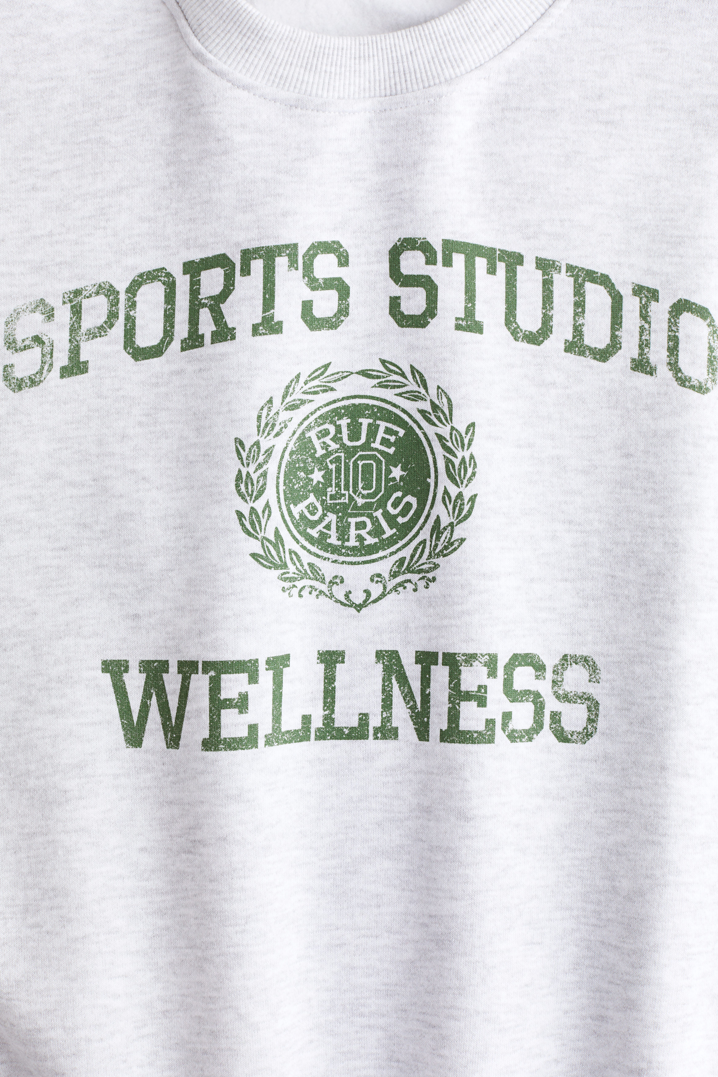 Motif-detail sweatshirt