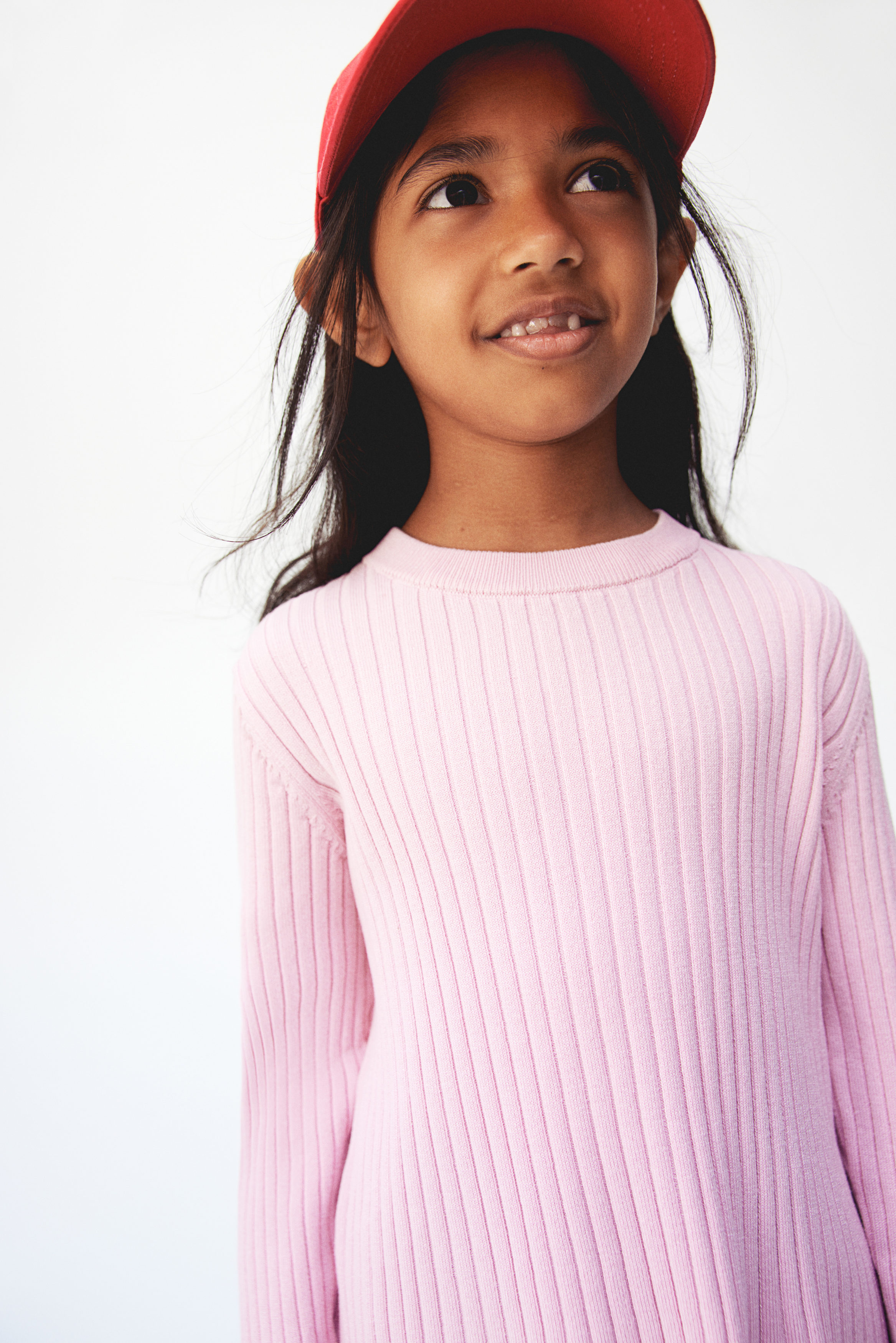 Rib-knit jumper