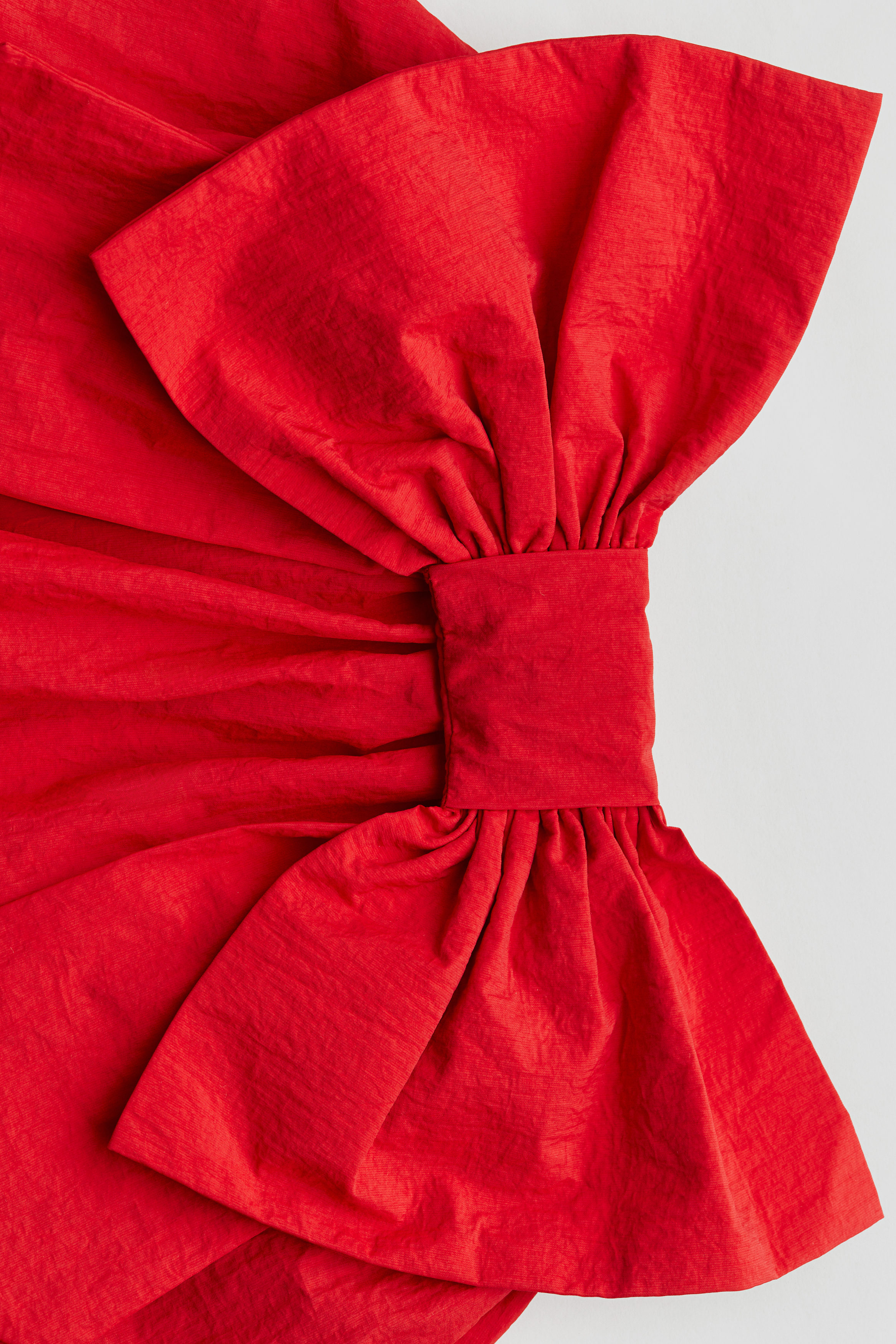Bow-detail balloon skirt