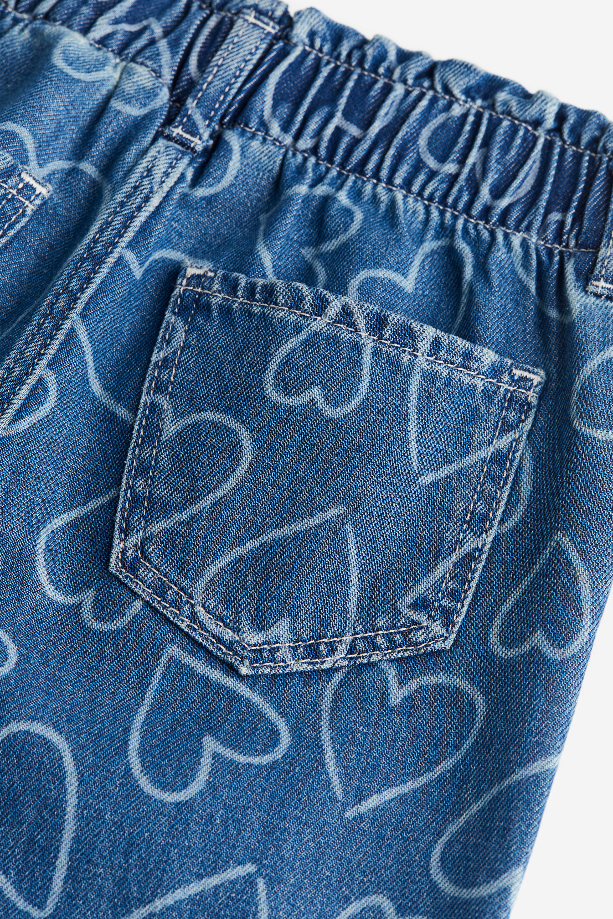 Wide Leg paper bag jeans