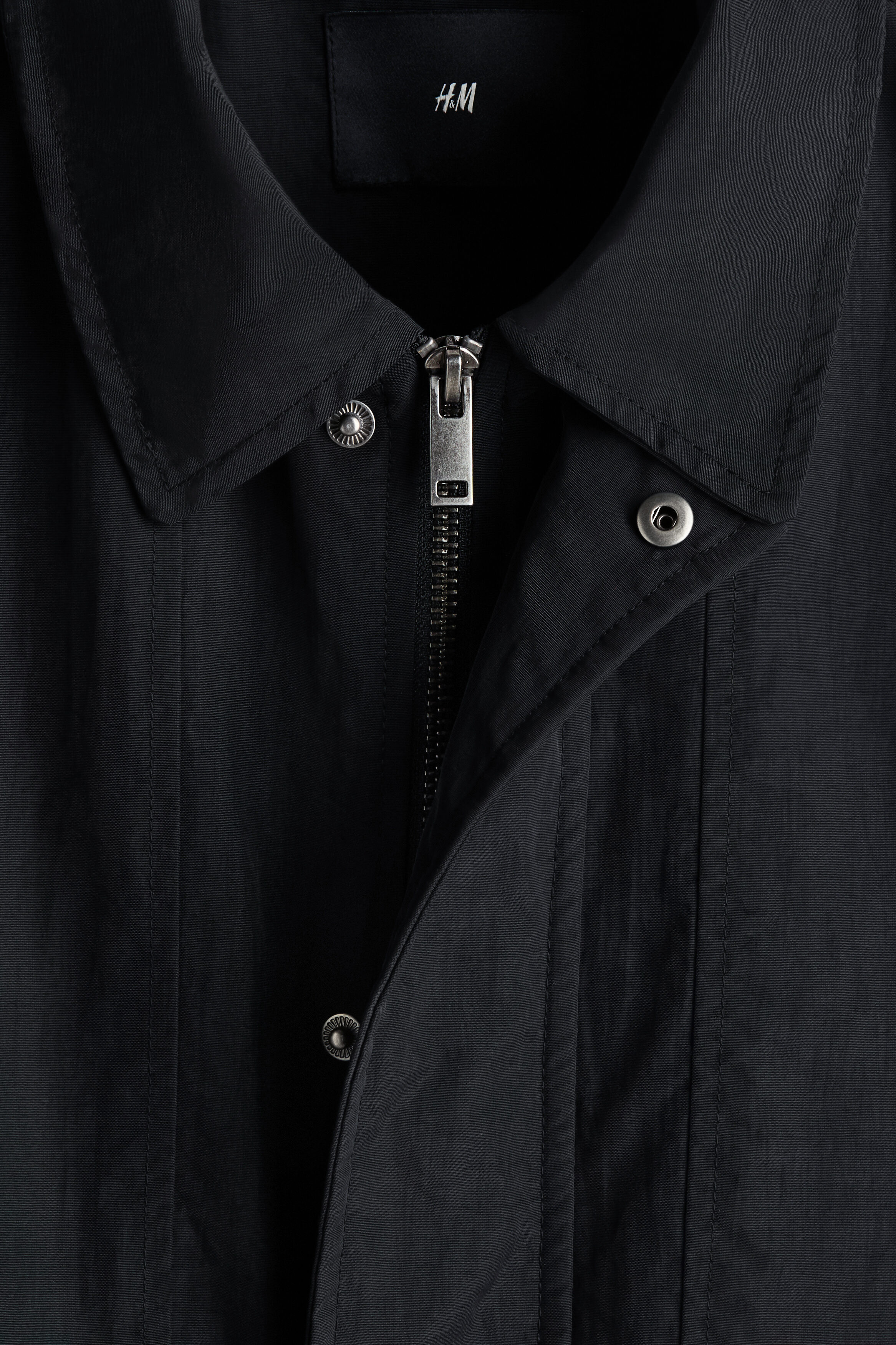Water-repellent coach jacket
