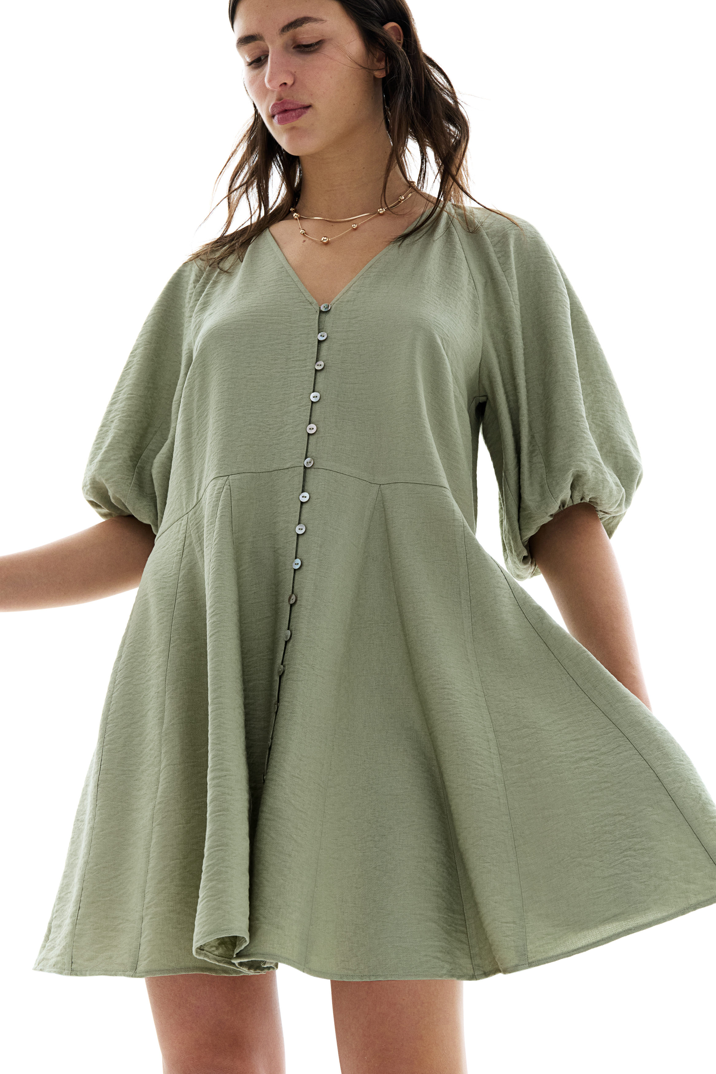 flared dresses and skirts High Waisted Flared Midi Skirt
