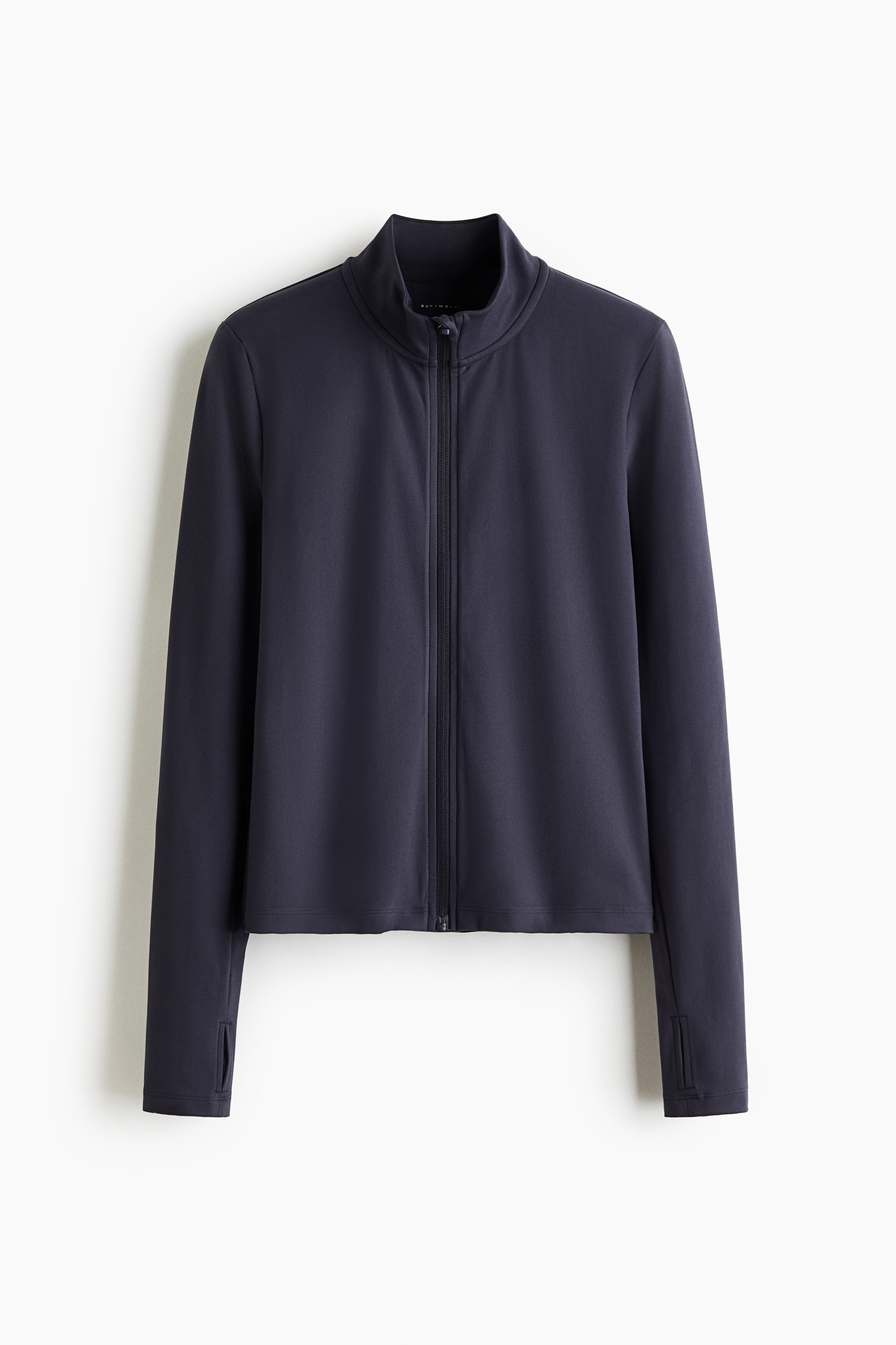 Zip-through sports jacket with SoftMove™