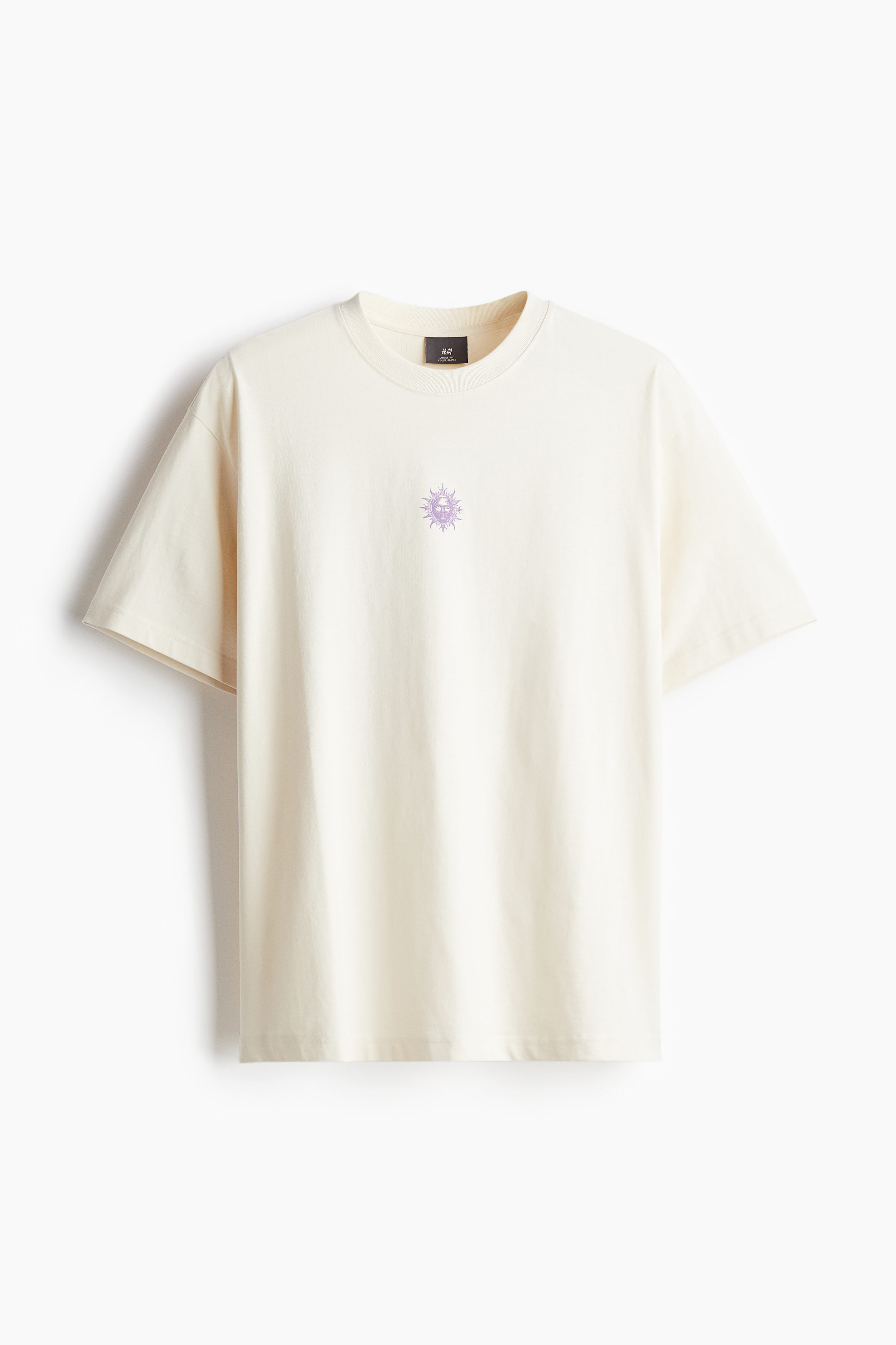 【THE MOZZ】Soft Loose T-Shirt Loose Fit Printed T-shirt