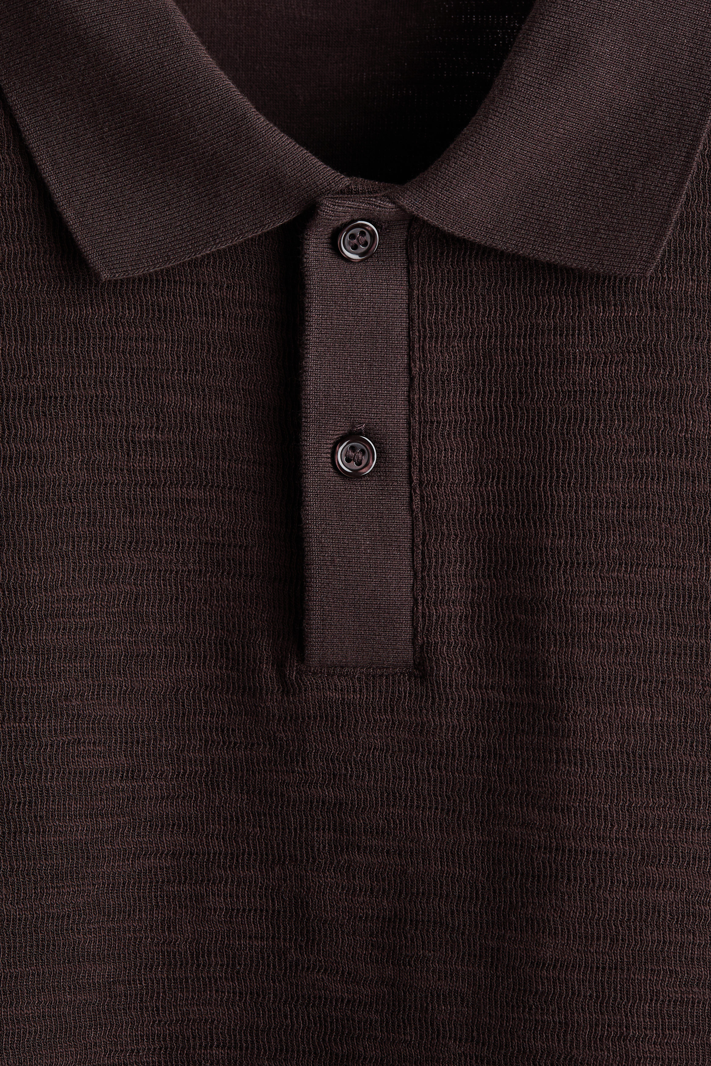 Slim Fit Jacquard-knit polo shirt