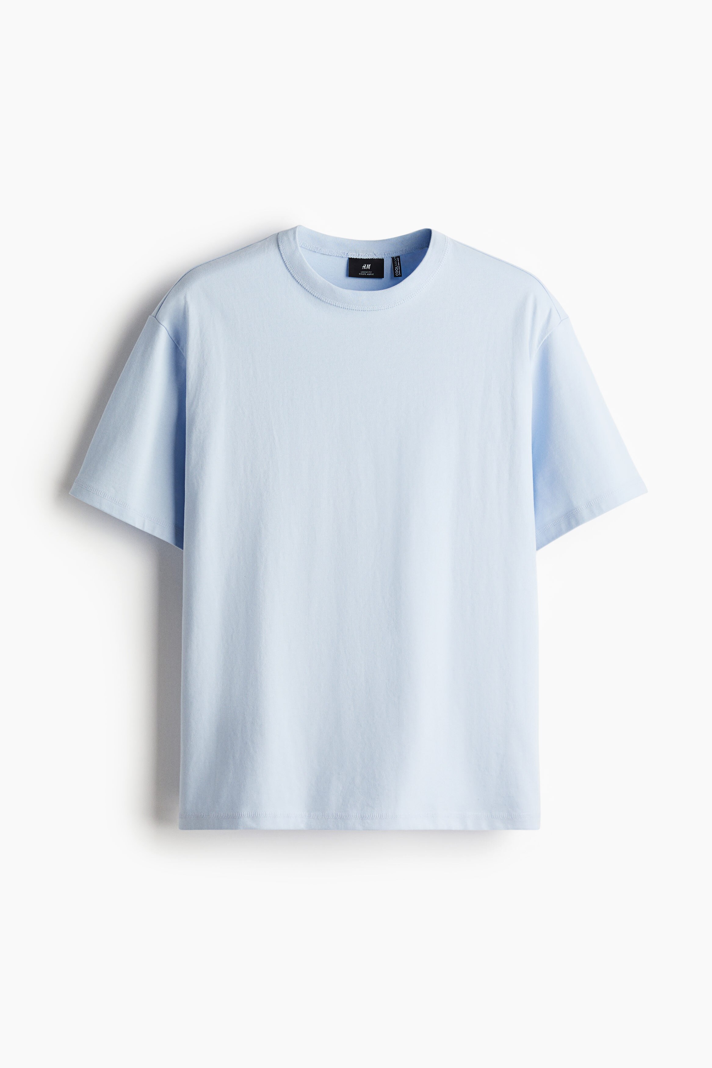 【極美品】COOLMAX BIG LOGO BAGGY SHIRT COOLMAX® Loose Fit T-shirt - Black - Men | H&M US