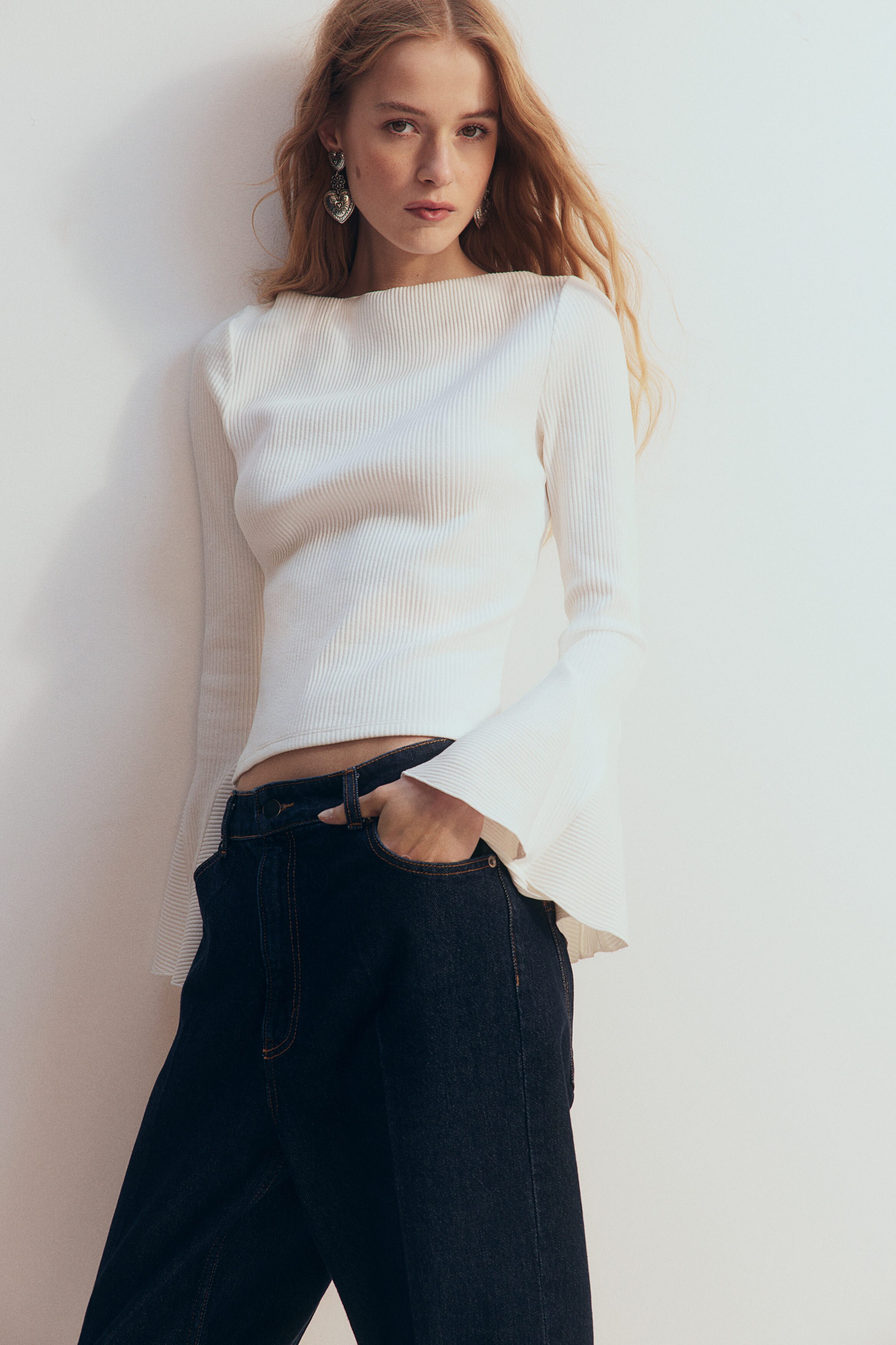 トップス MULTI SHOULDER PARTS RIB TOPS Eaphi トップス eaphi MULTI SHOULDER PARTS RIB TOPSの通販 | MARWAHSTUDIOS