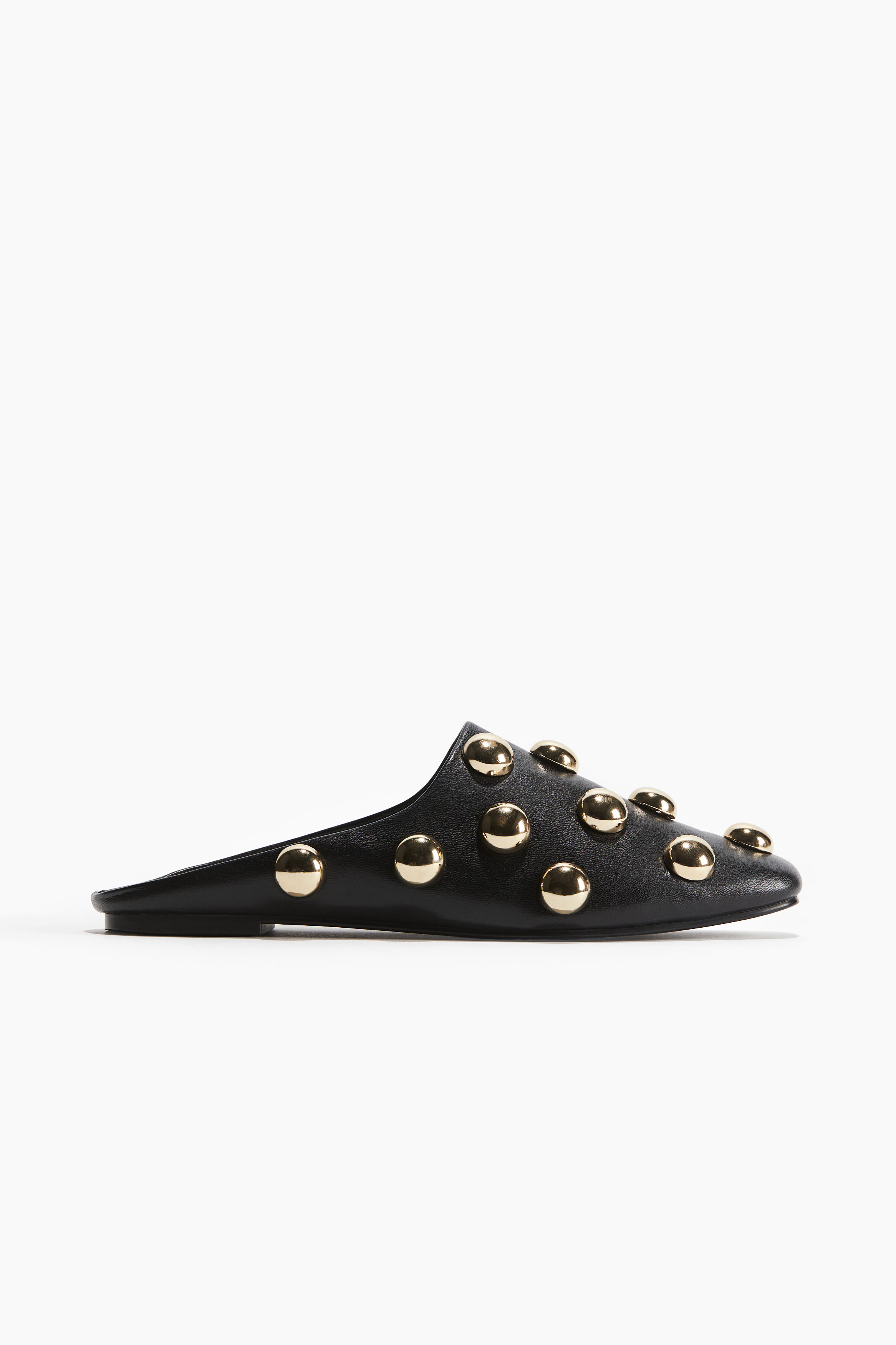 Mademoiselle Mules　black　38 herlipto Cross Strap Mules