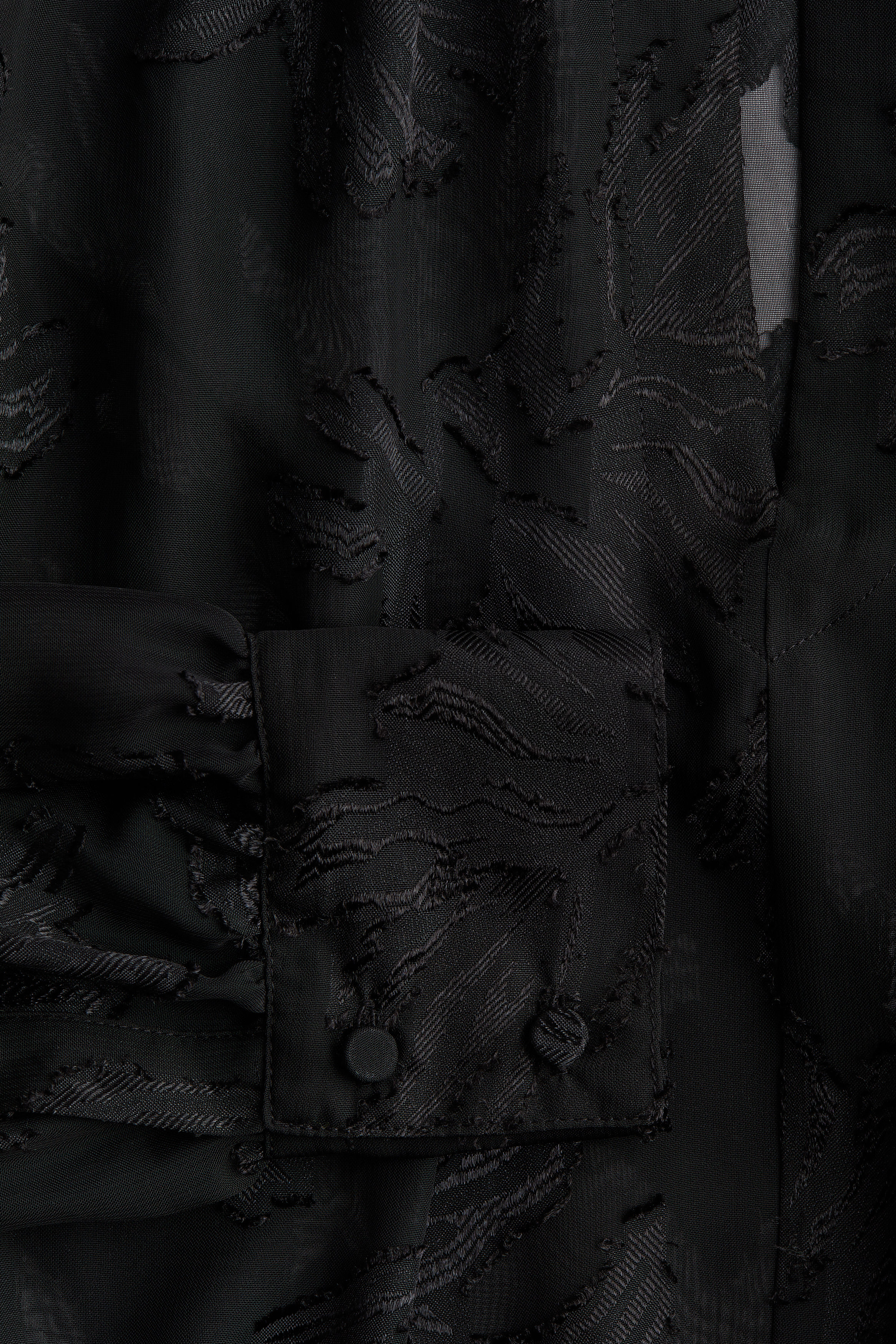 Jacquard-weave blouse