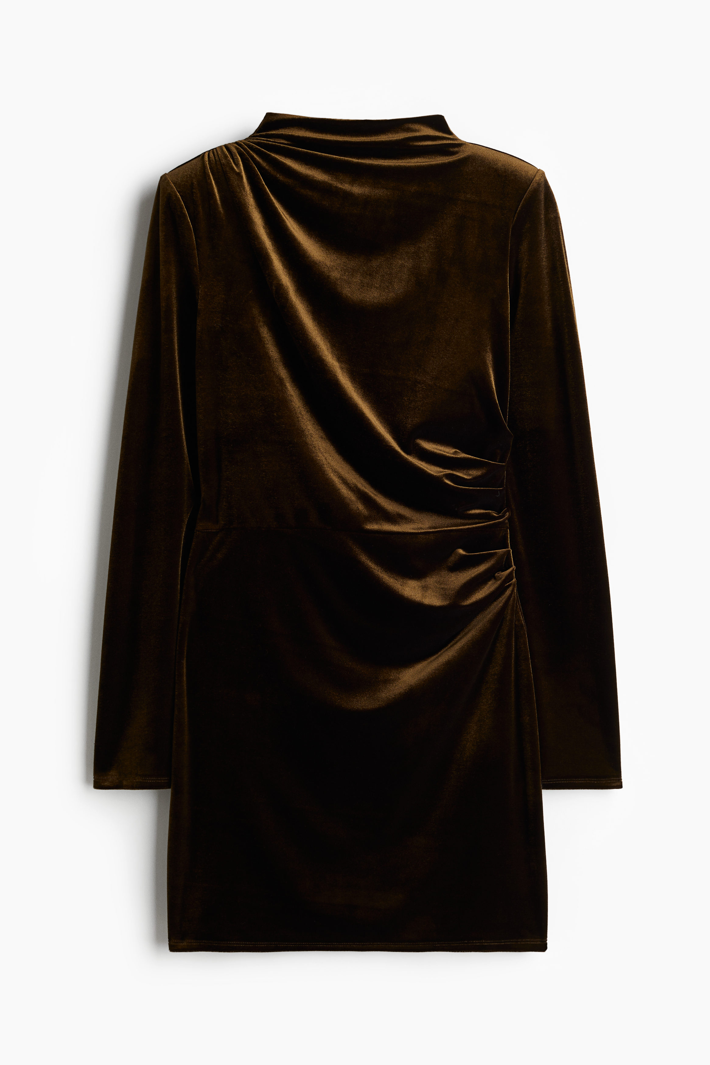 andmary High waist velour mini dress DRESS andmary High waist