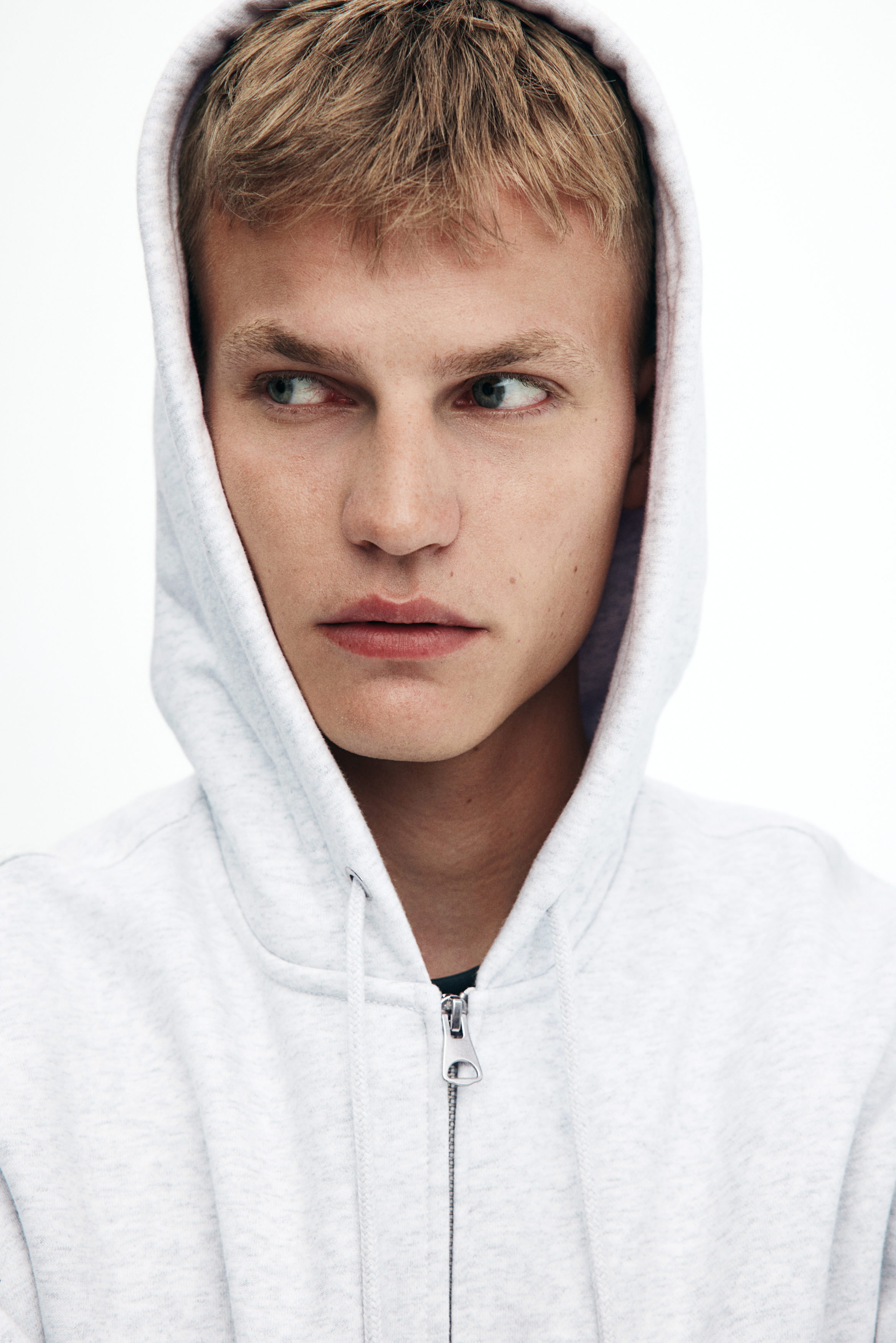 Oversized Fit Zip-through hoodie