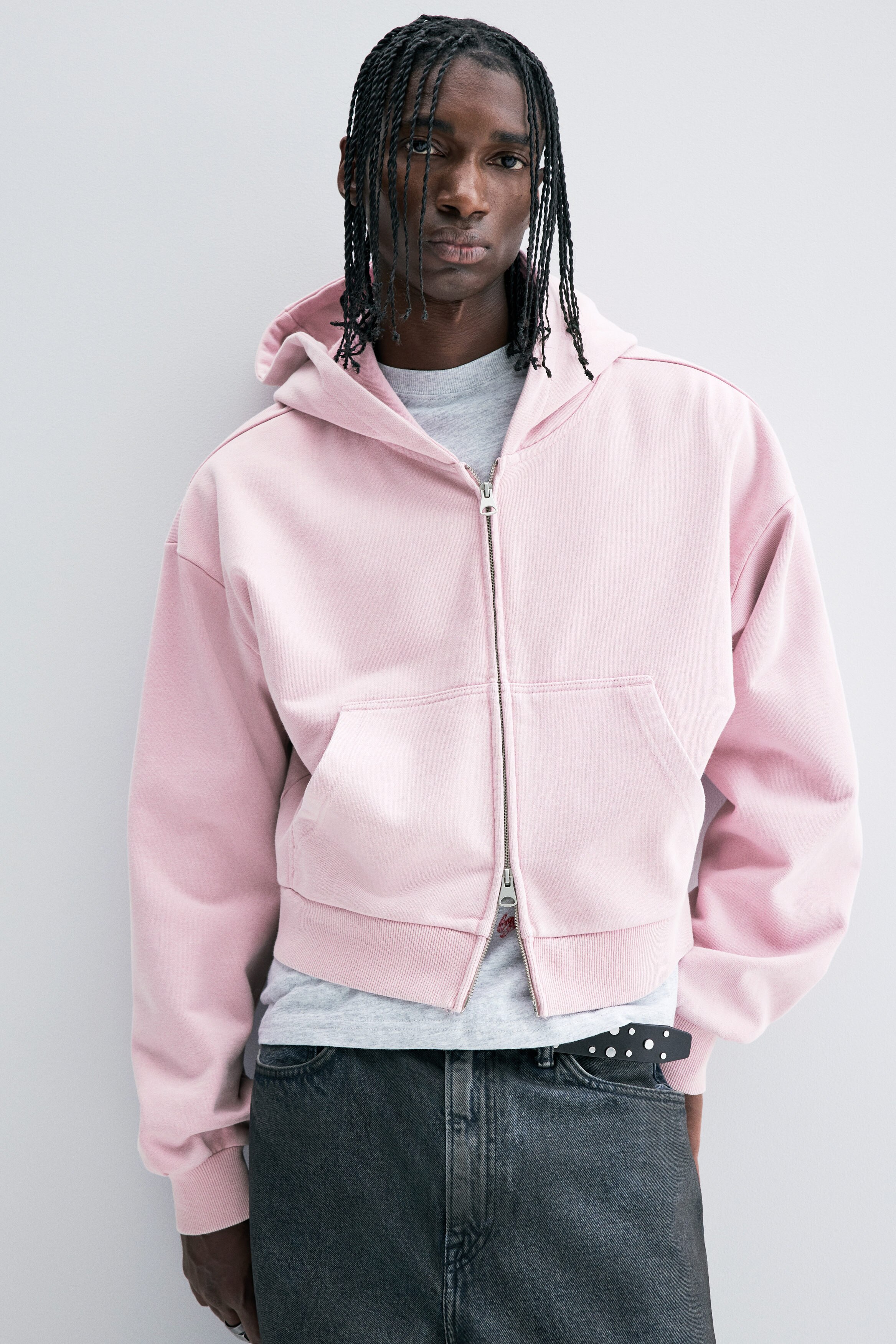 Oversized Fit Zip-through hoodie
