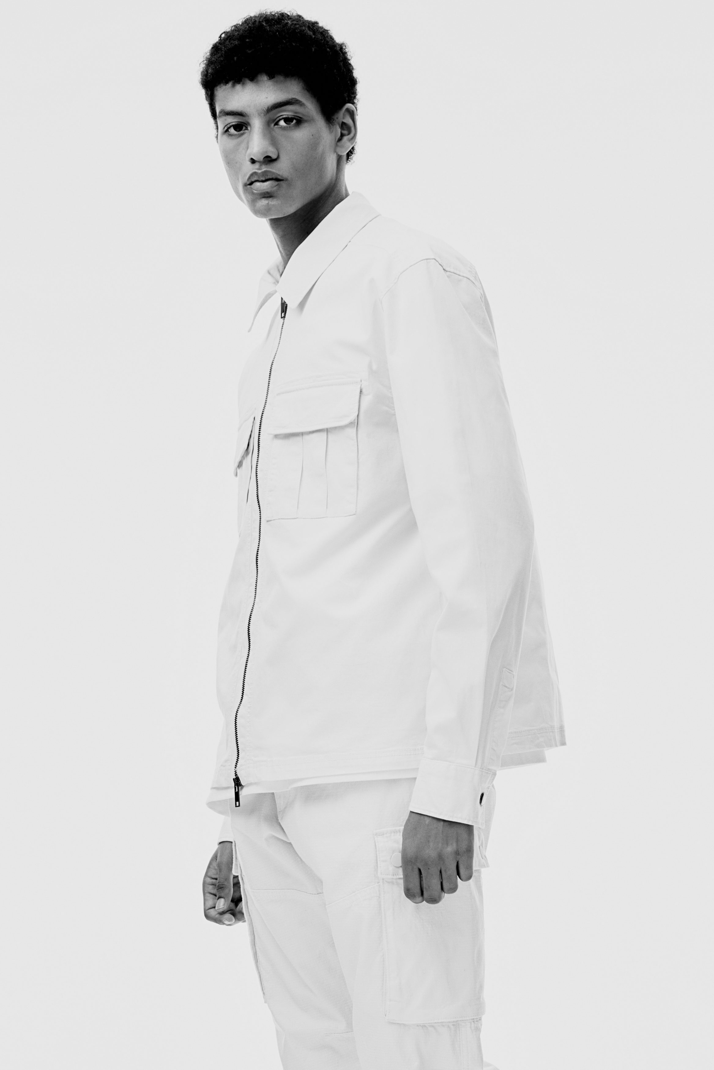 Regular Fit Twill overshirt
