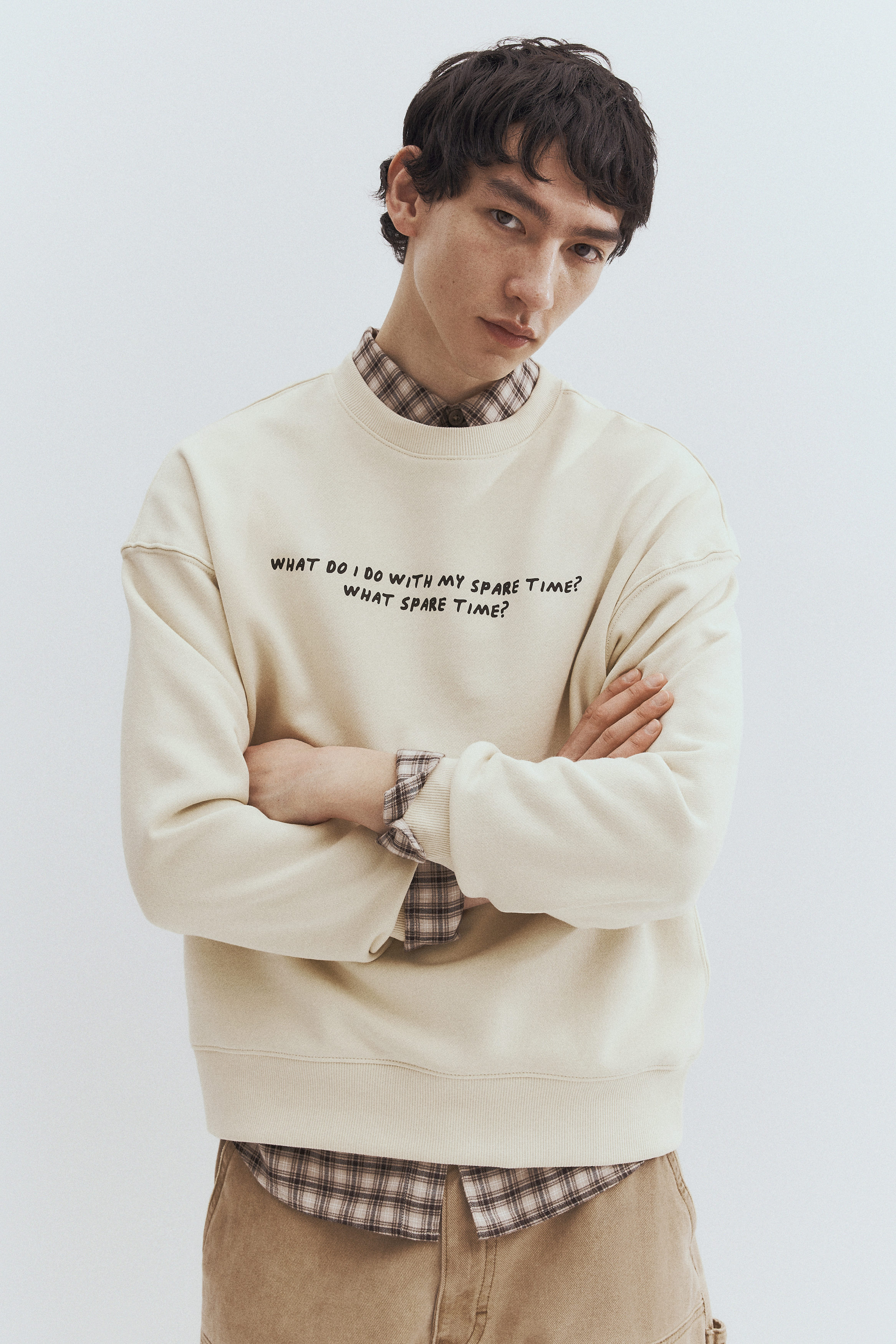 Oversized Fit Printed sweatshirt