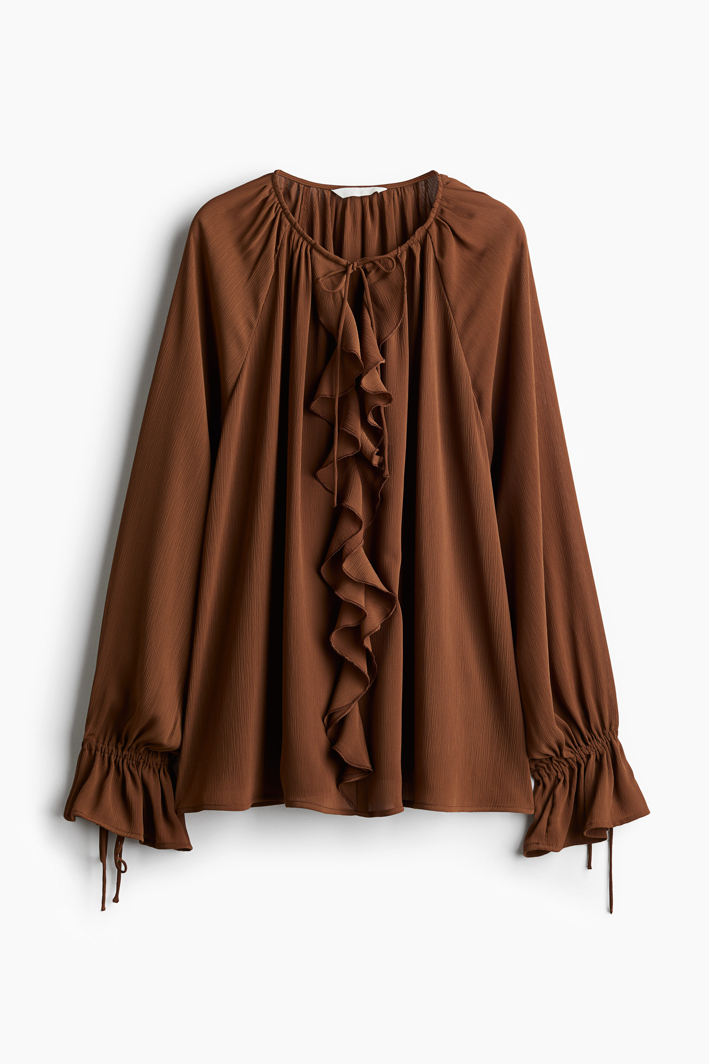 Frilled blouse